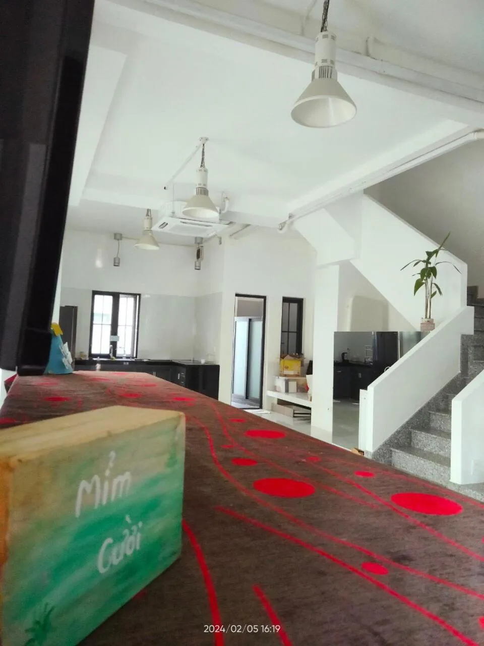 Living room in Thong Dong Homestay