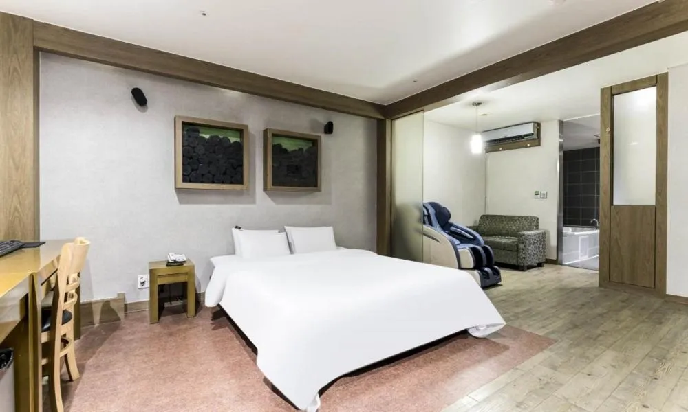 Bed in Dongtan BobosHotel