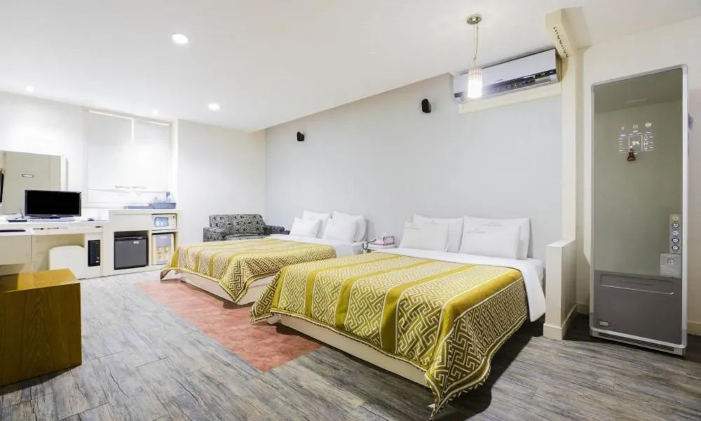 Bed in Dongtan BobosHotel