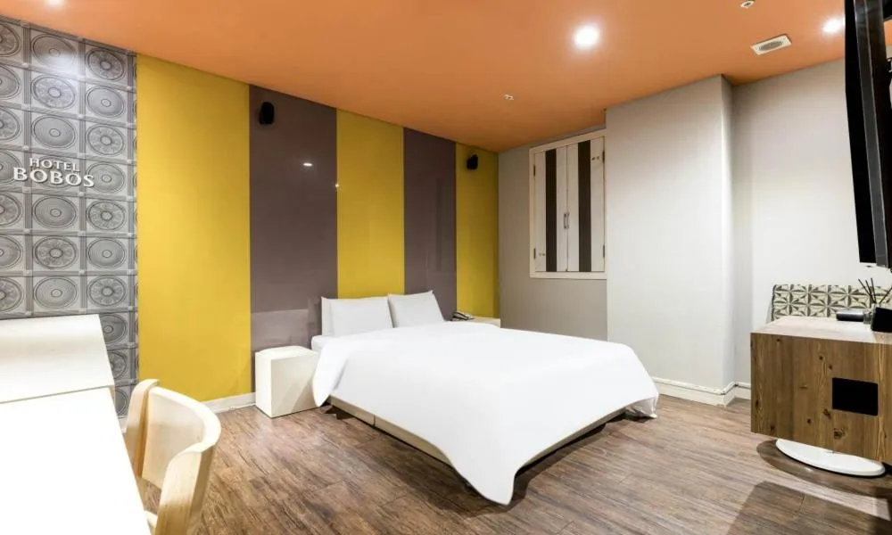 Bed in Dongtan BobosHotel