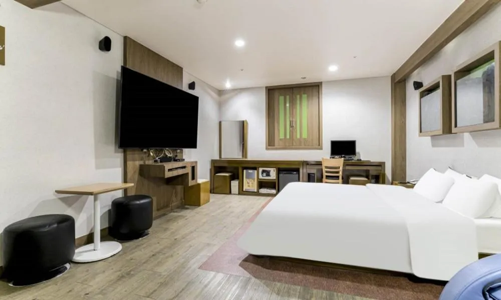 Bed in Dongtan BobosHotel