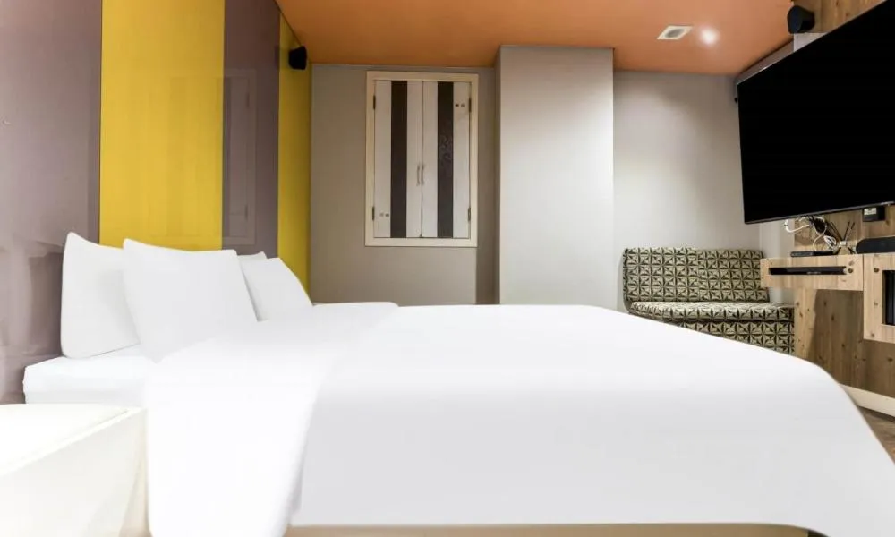 Bed in Dongtan BobosHotel