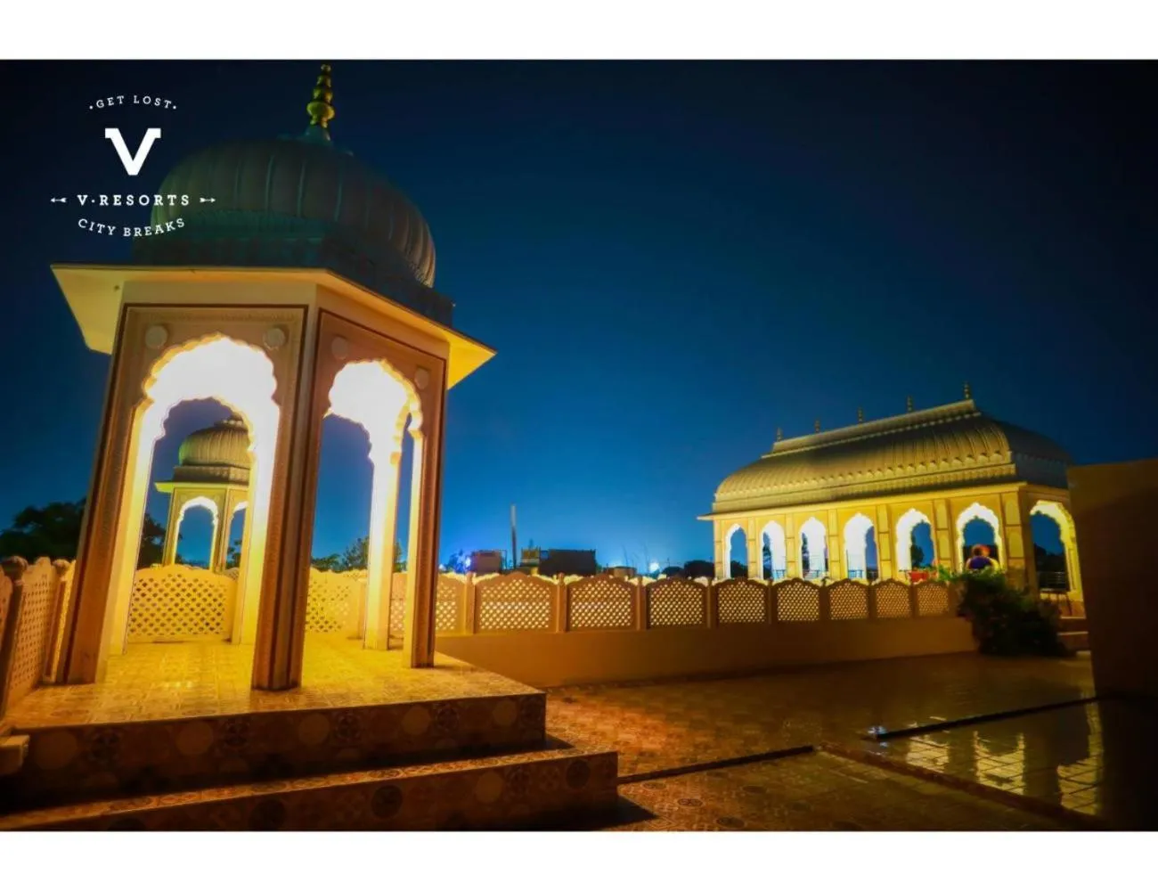 Night, Property Building in Hotel Kiran Villa Palace, Bharatpur