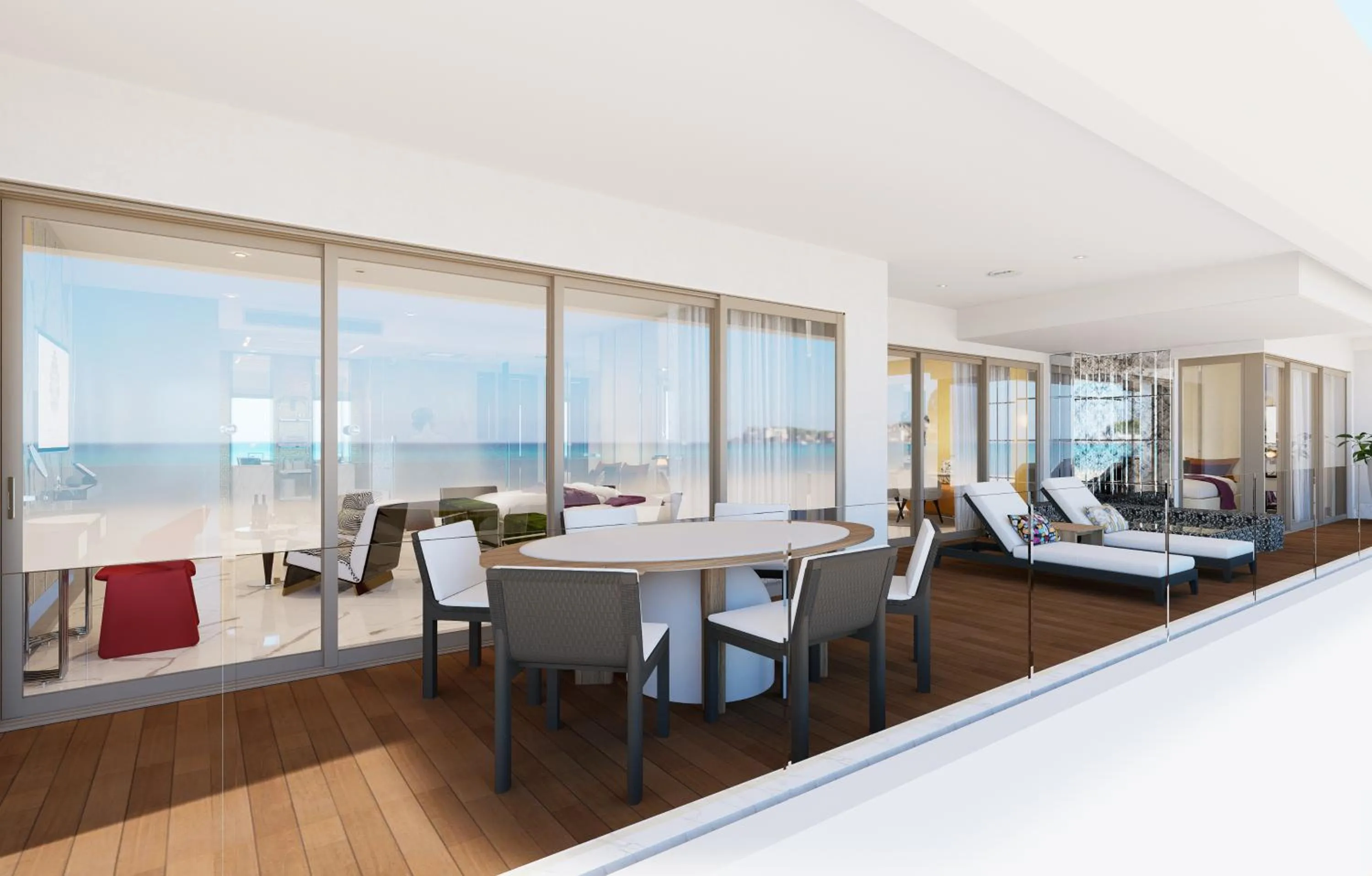 Balcony/Terrace in Hotel Mousai Cancun Adults Only