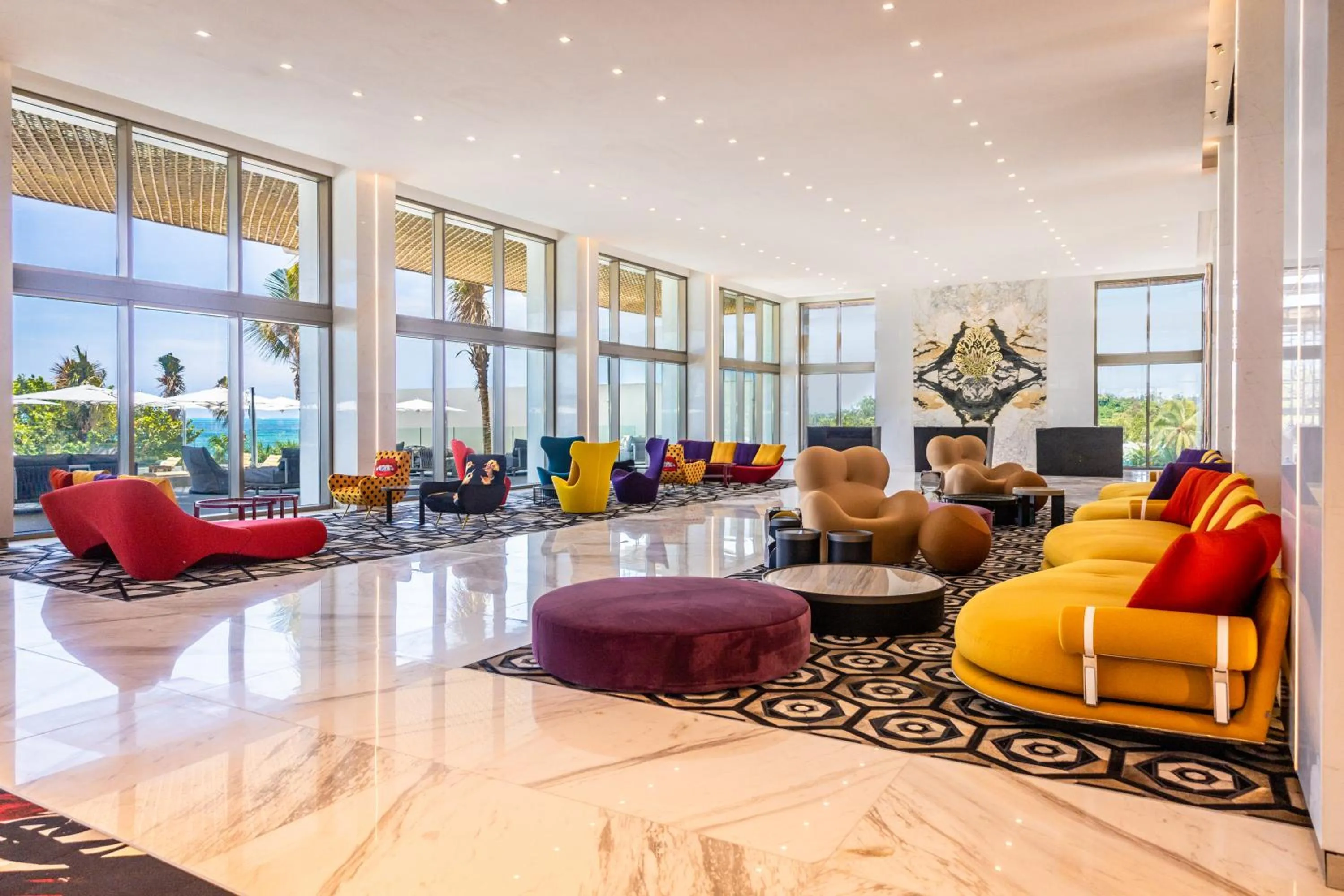 Lobby or reception in Hotel Mousai Cancun Adults Only