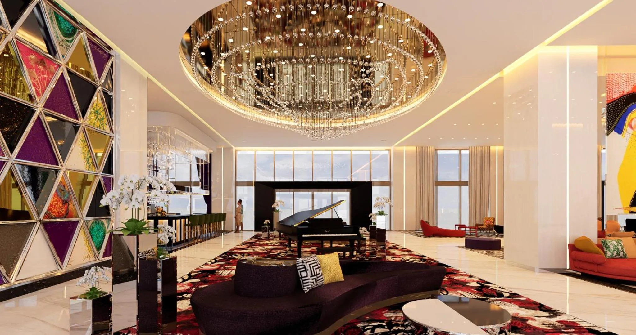 Lobby or reception in Hotel Mousai Cancun Adults Only