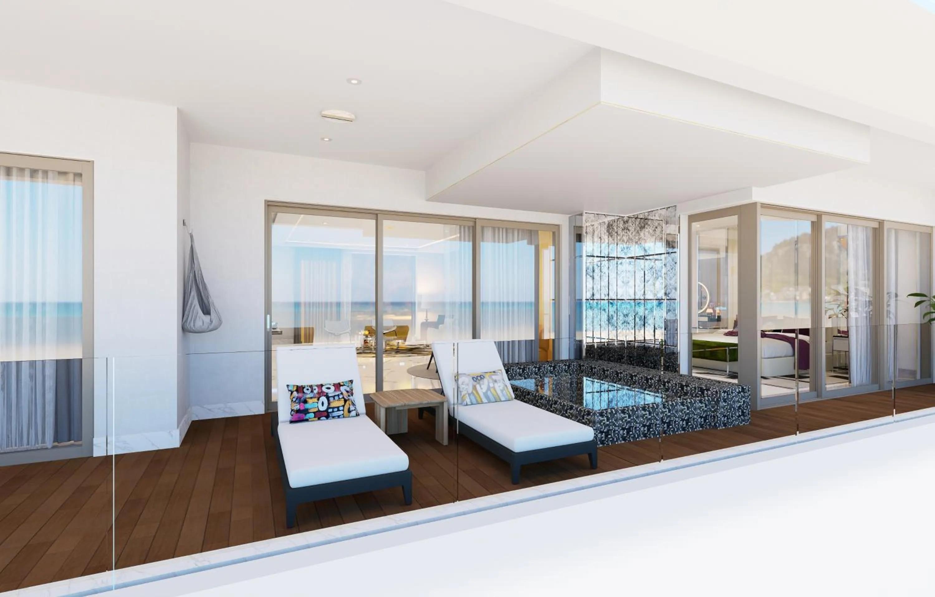 Balcony/Terrace in Hotel Mousai Cancun Adults Only