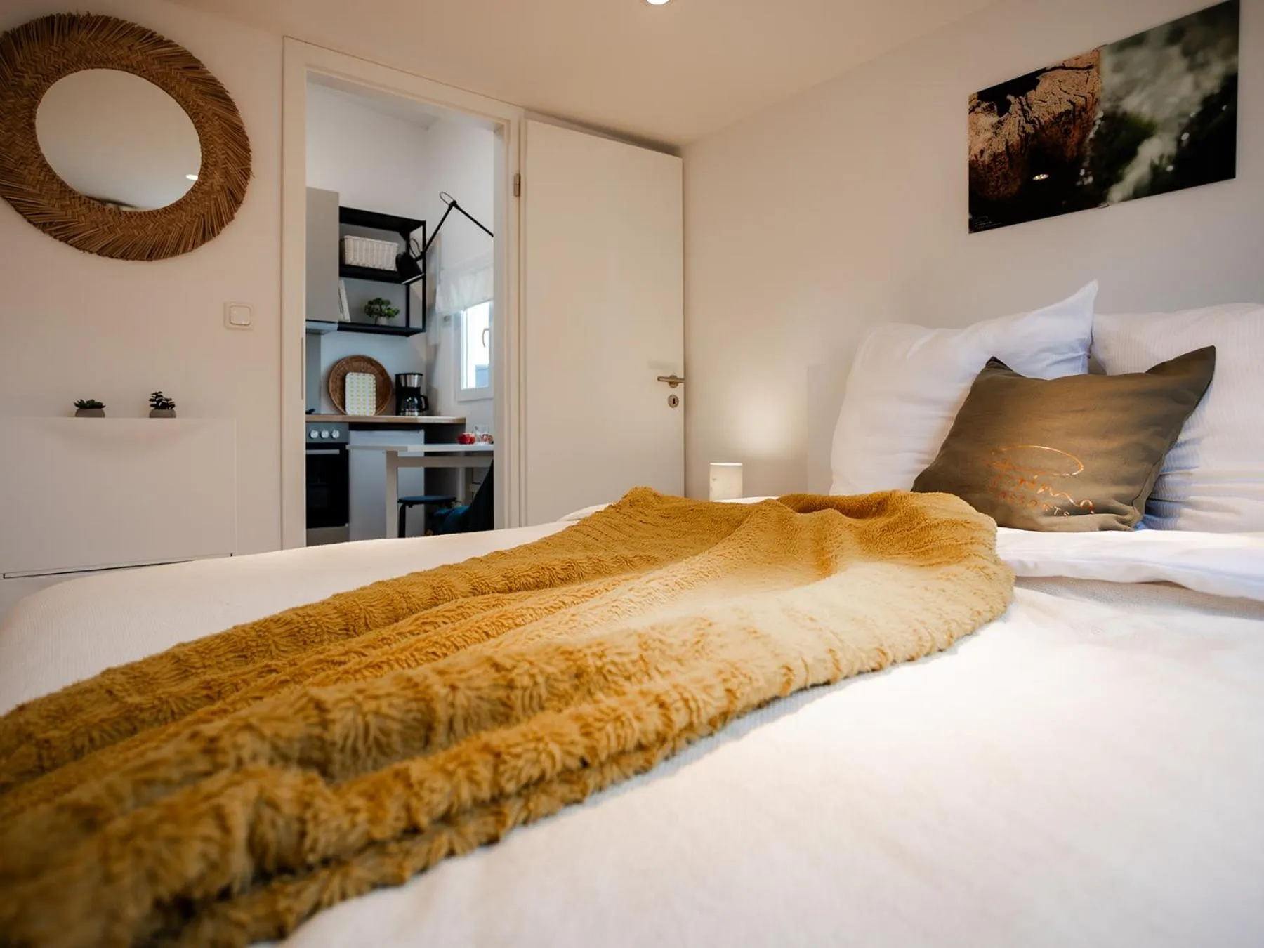 Bed in Prima Resort Boddenblick - Camping & Tiny House-Resort