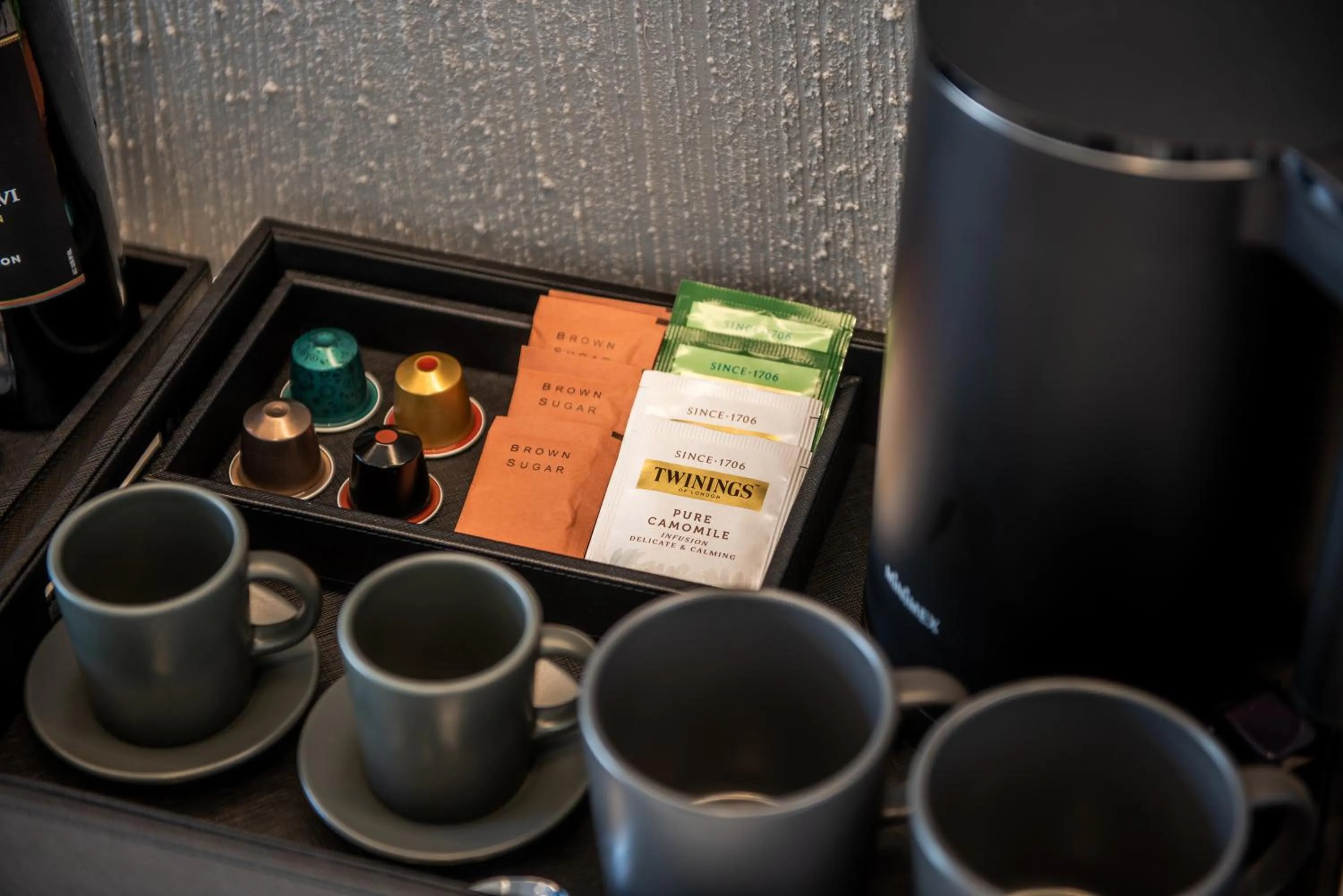 Coffee/tea facilities in Rhy.a Private Pool Villa