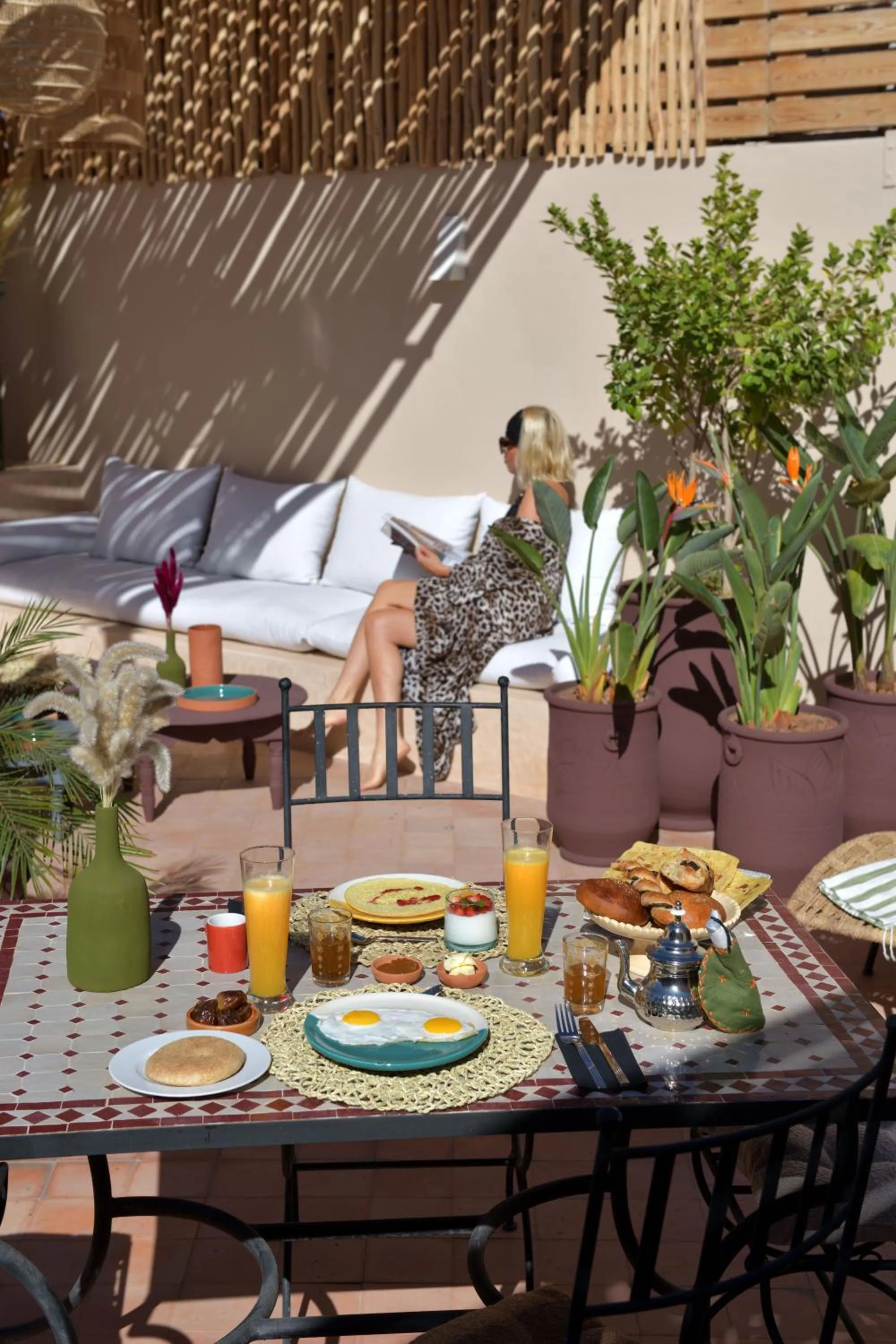 Restaurant/places to eat in Riad Palau Marrakech