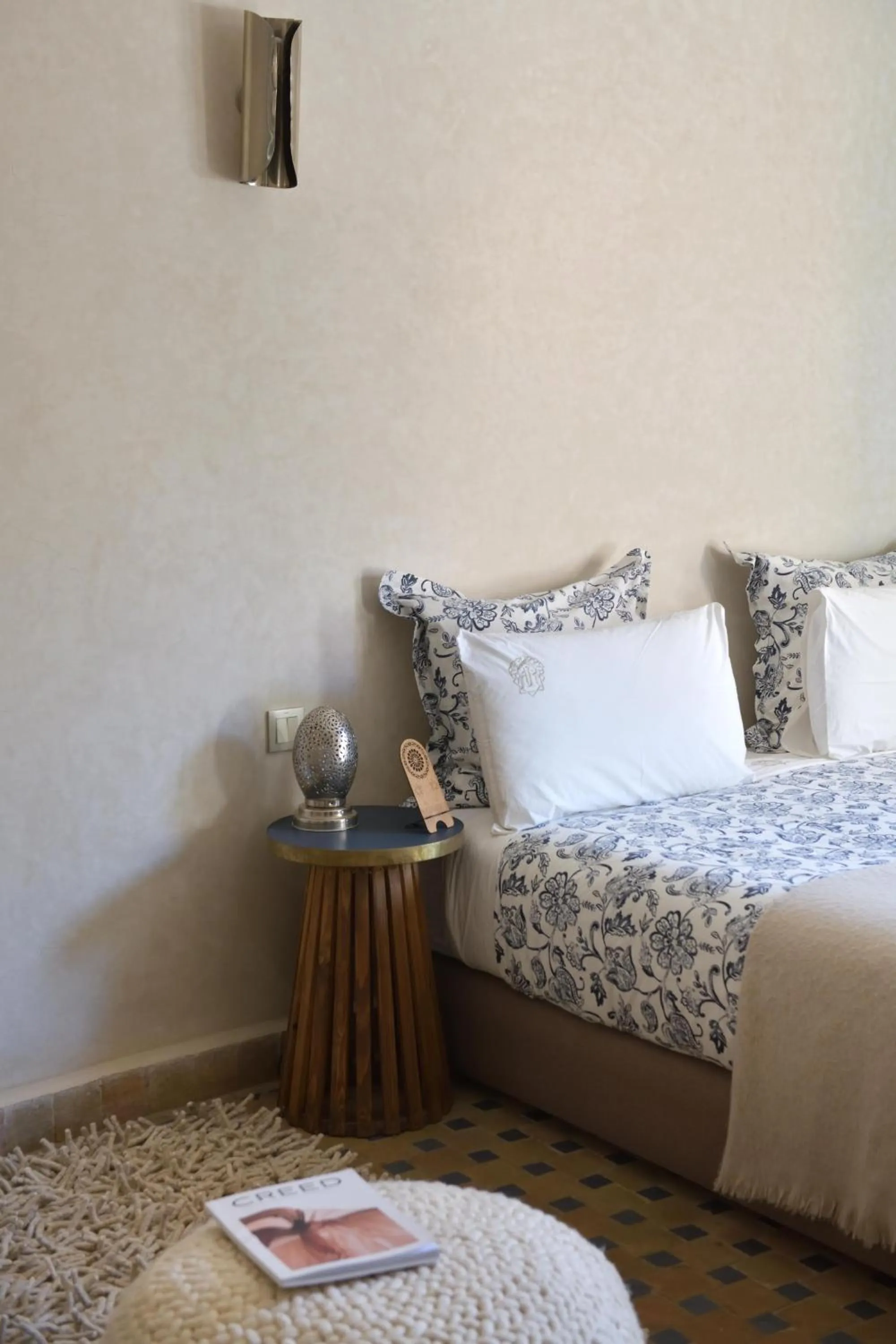 Bed in Riad Palau Marrakech