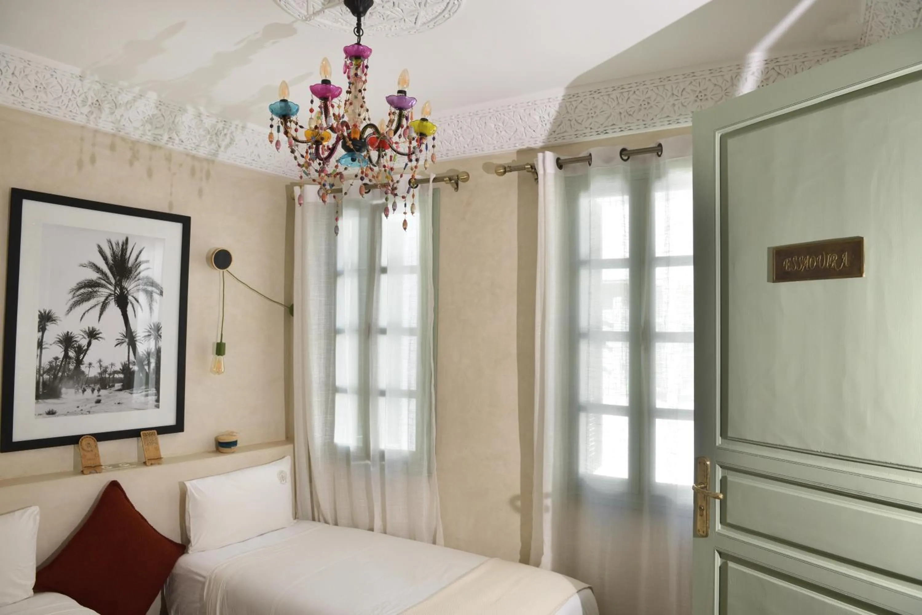 Bed in Riad Palau Marrakech