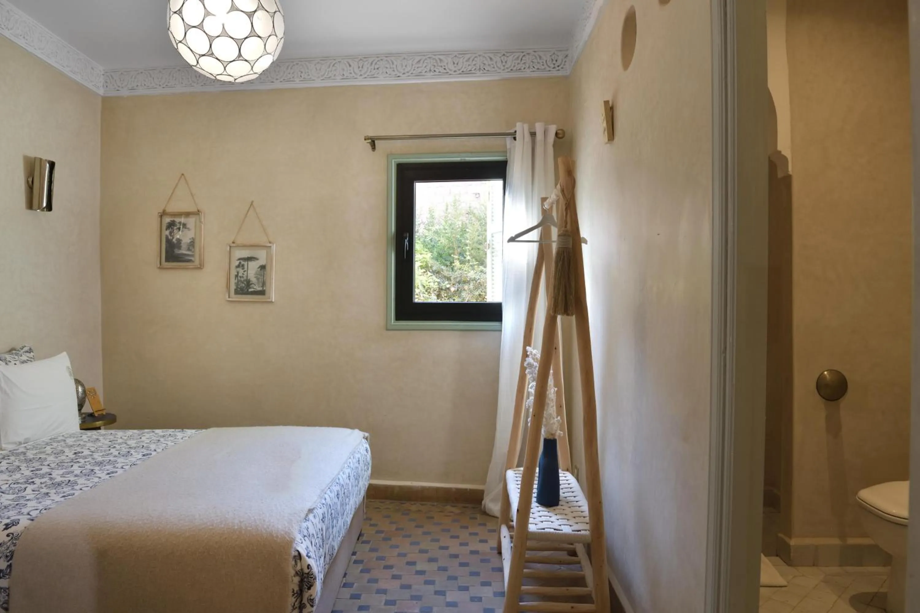 Bed in Riad Palau Marrakech