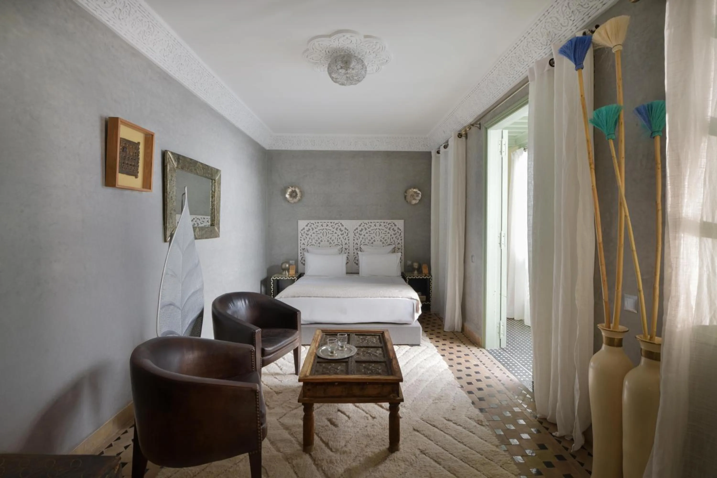 Photo of the whole room, Bed in Riad Palau Marrakech