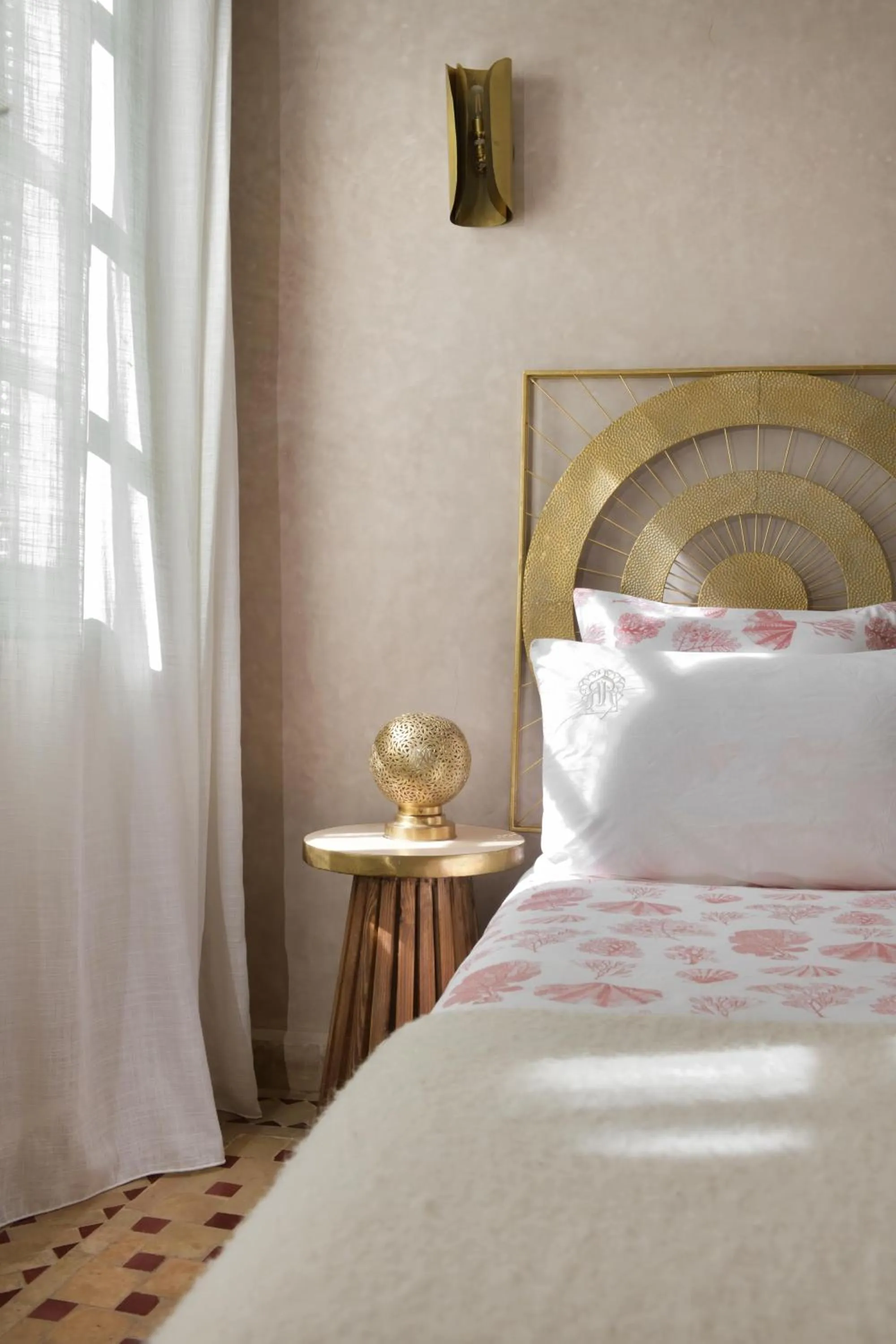 Bed in Riad Palau Marrakech