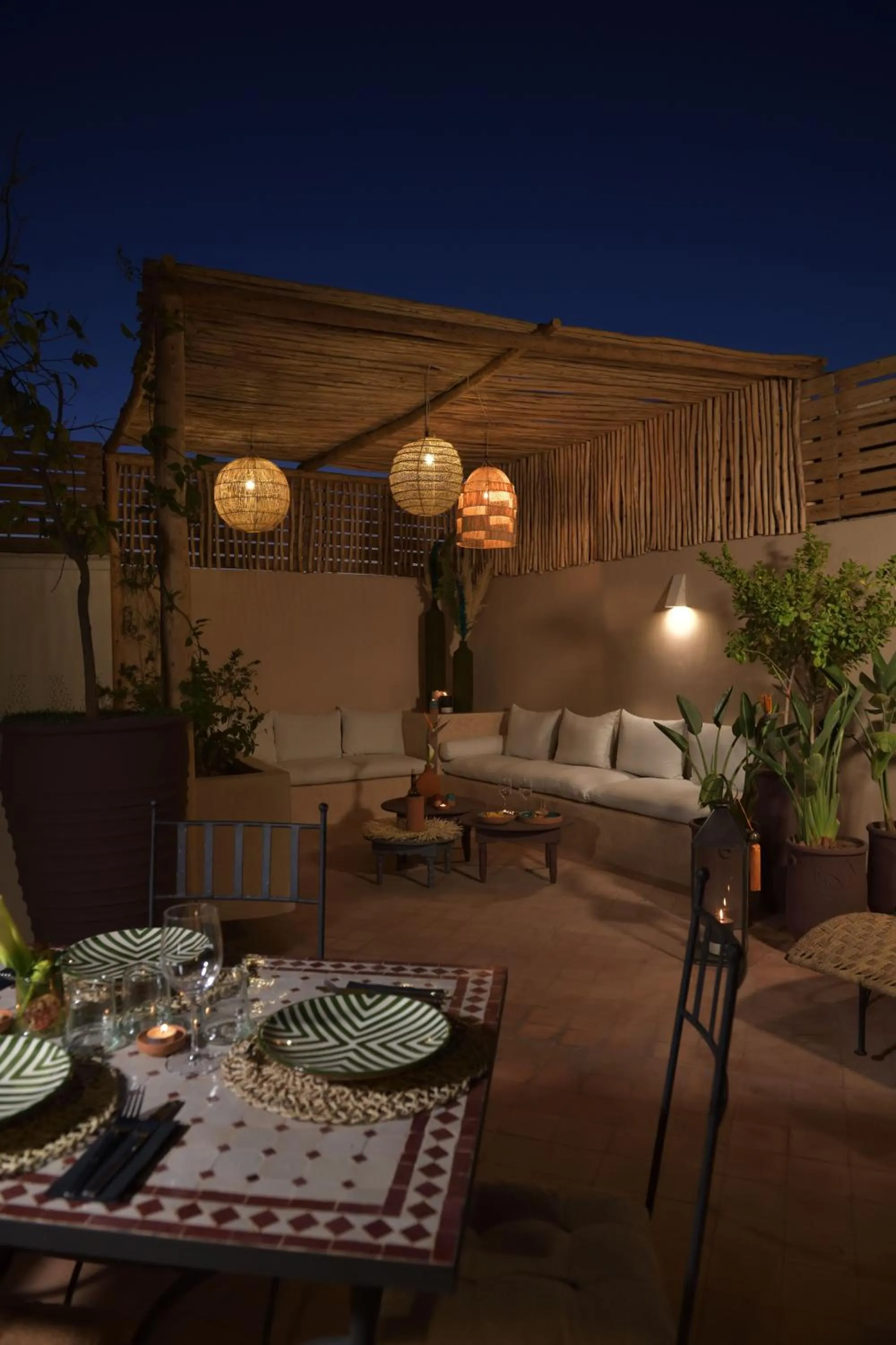 Patio in Riad Palau Marrakech