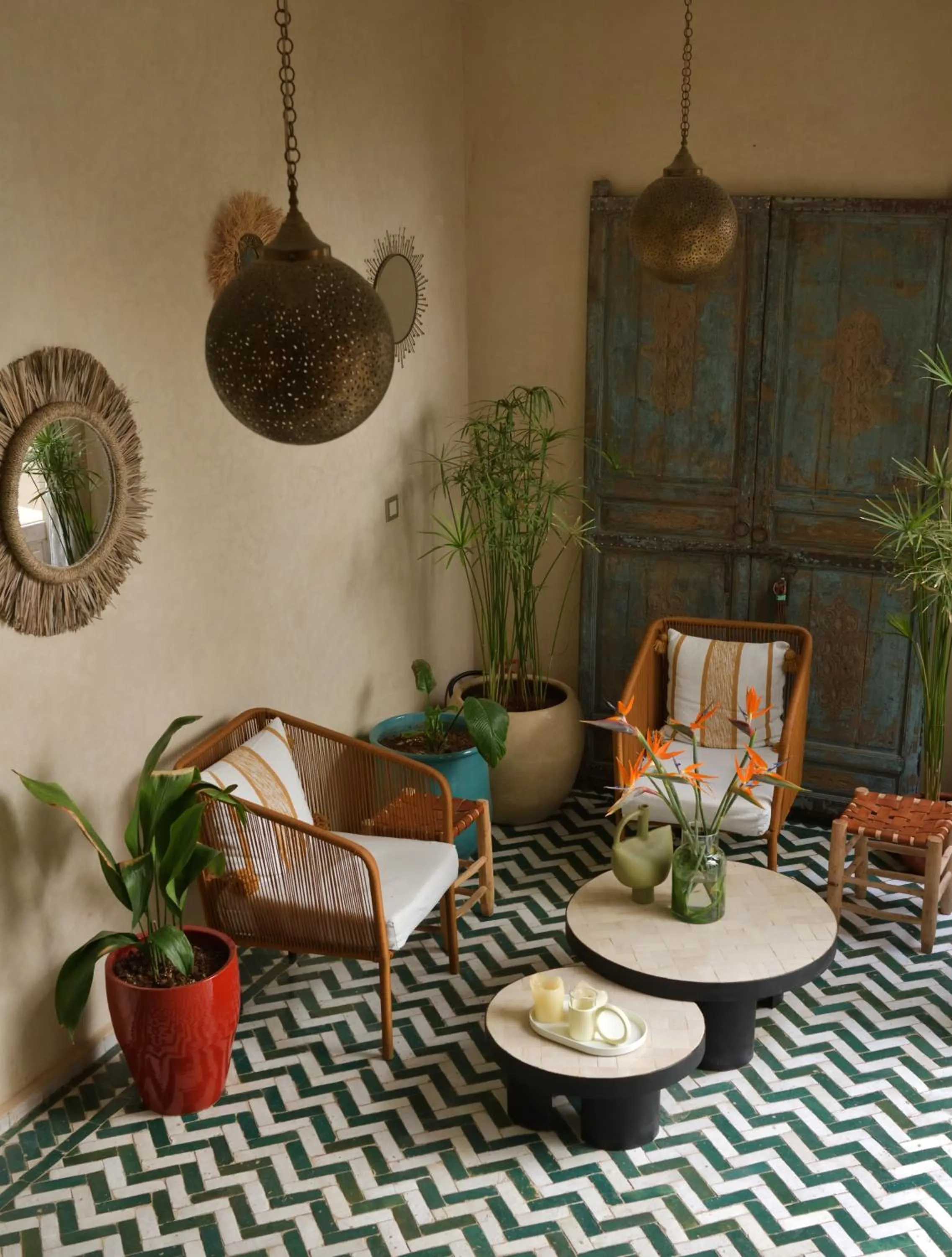 Living room in Riad Palau Marrakech