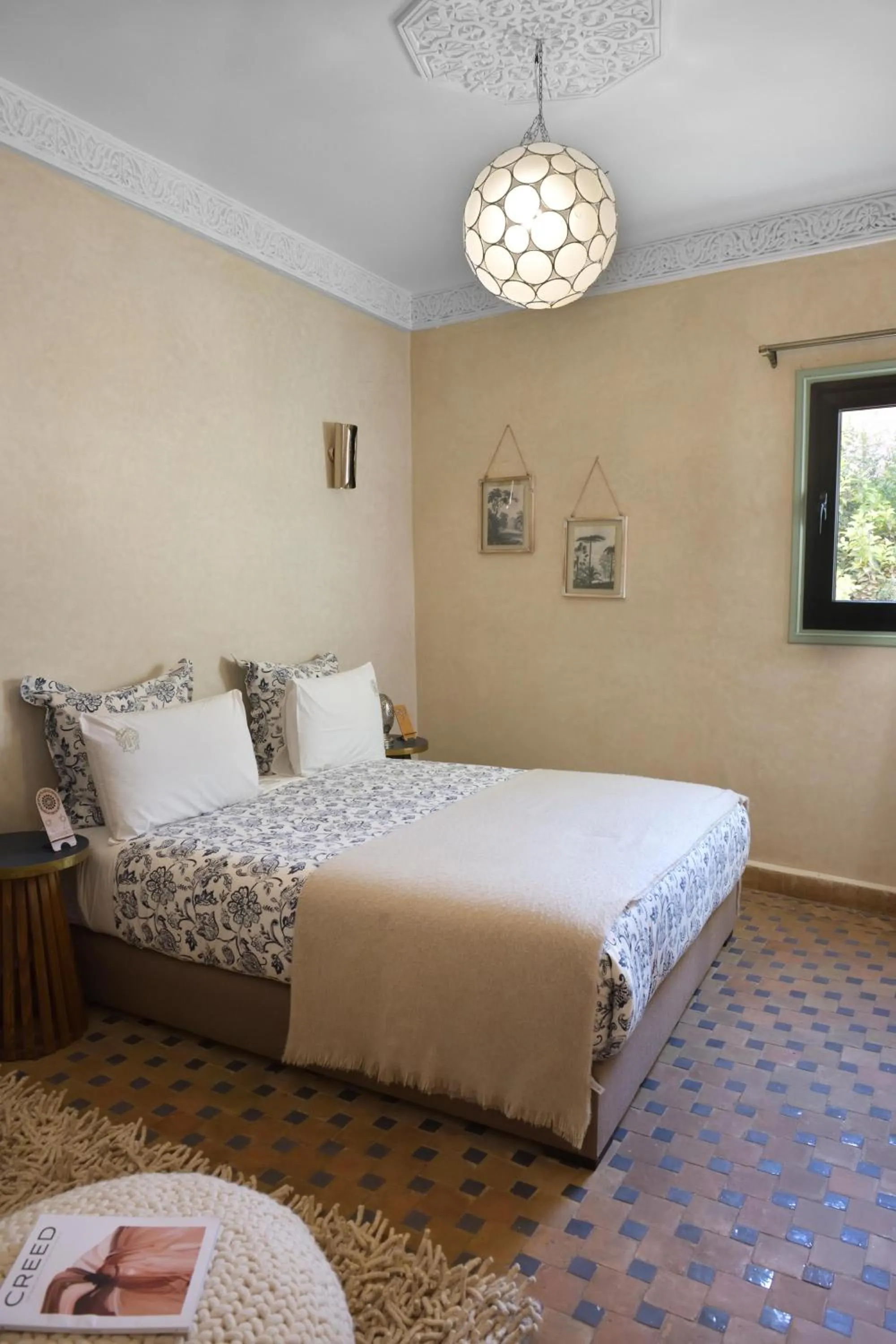 Bed in Riad Palau Marrakech