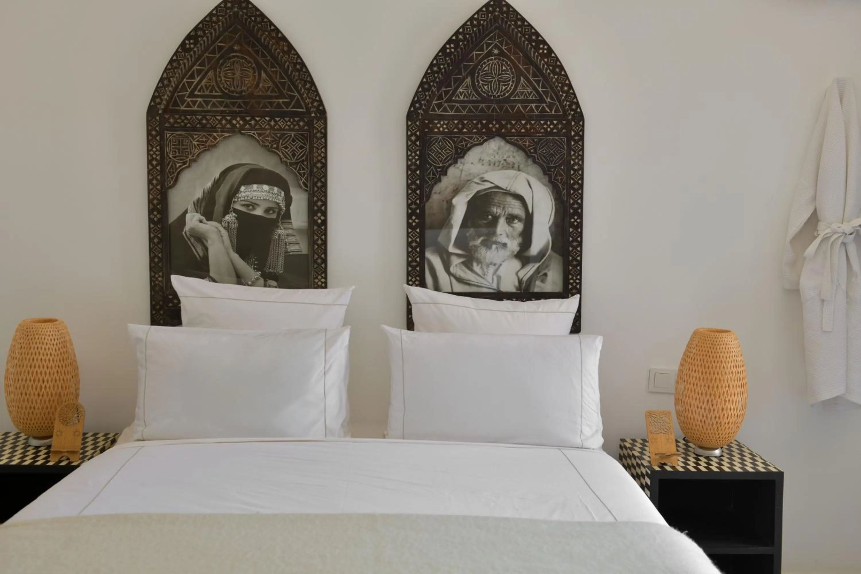 Bed in Riad Palau Marrakech