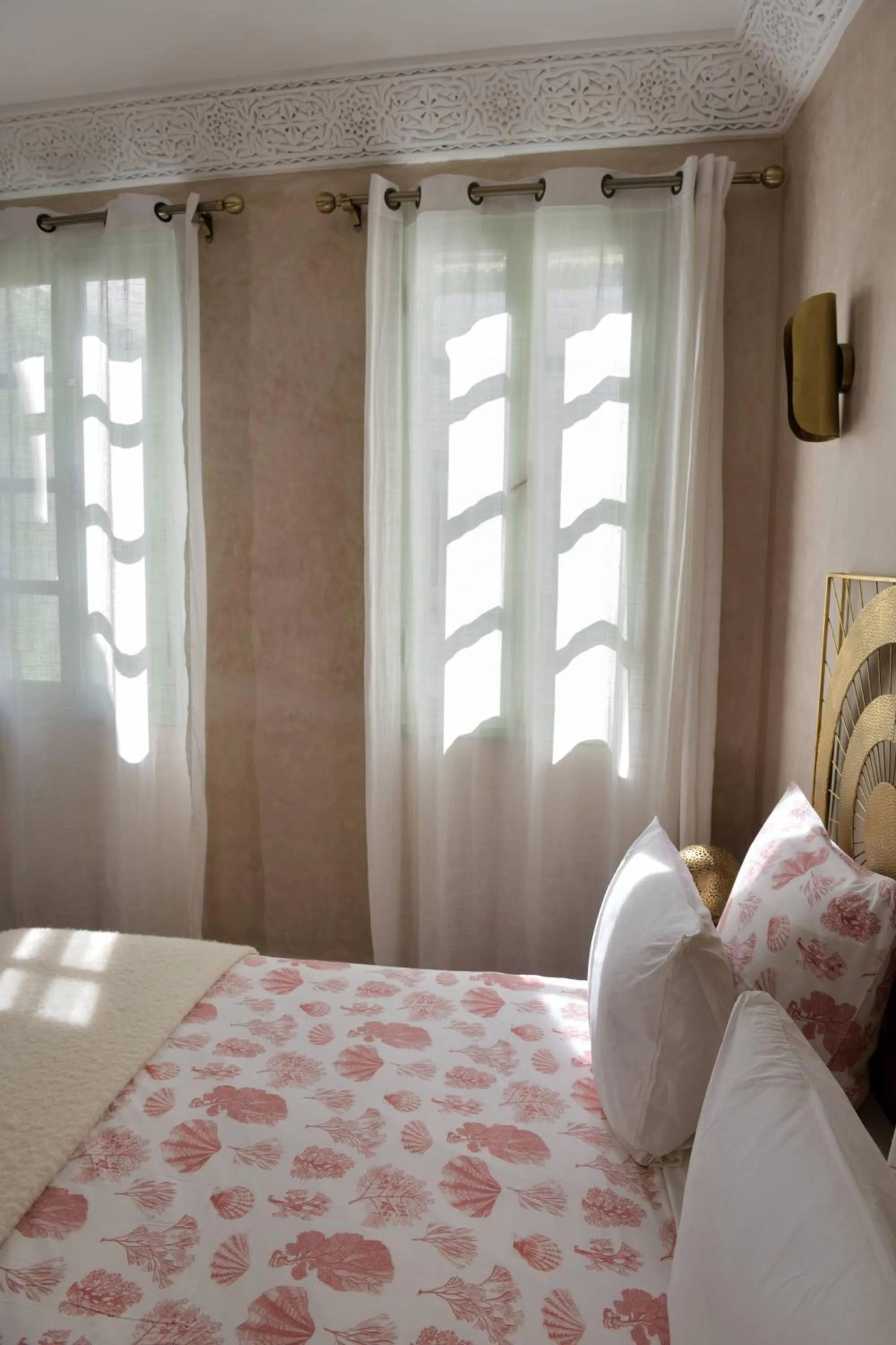 Bed in Riad Palau Marrakech