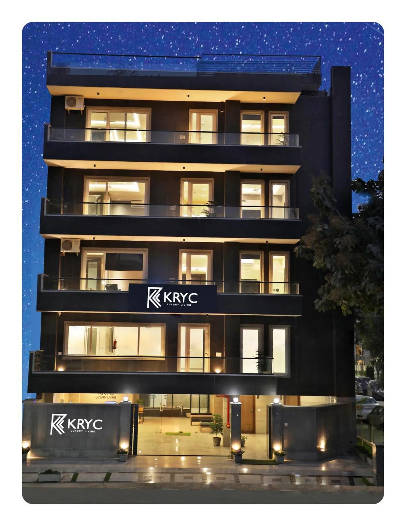 Property building in KRYC Luxury Living near Indraprastha Apollo Hospital