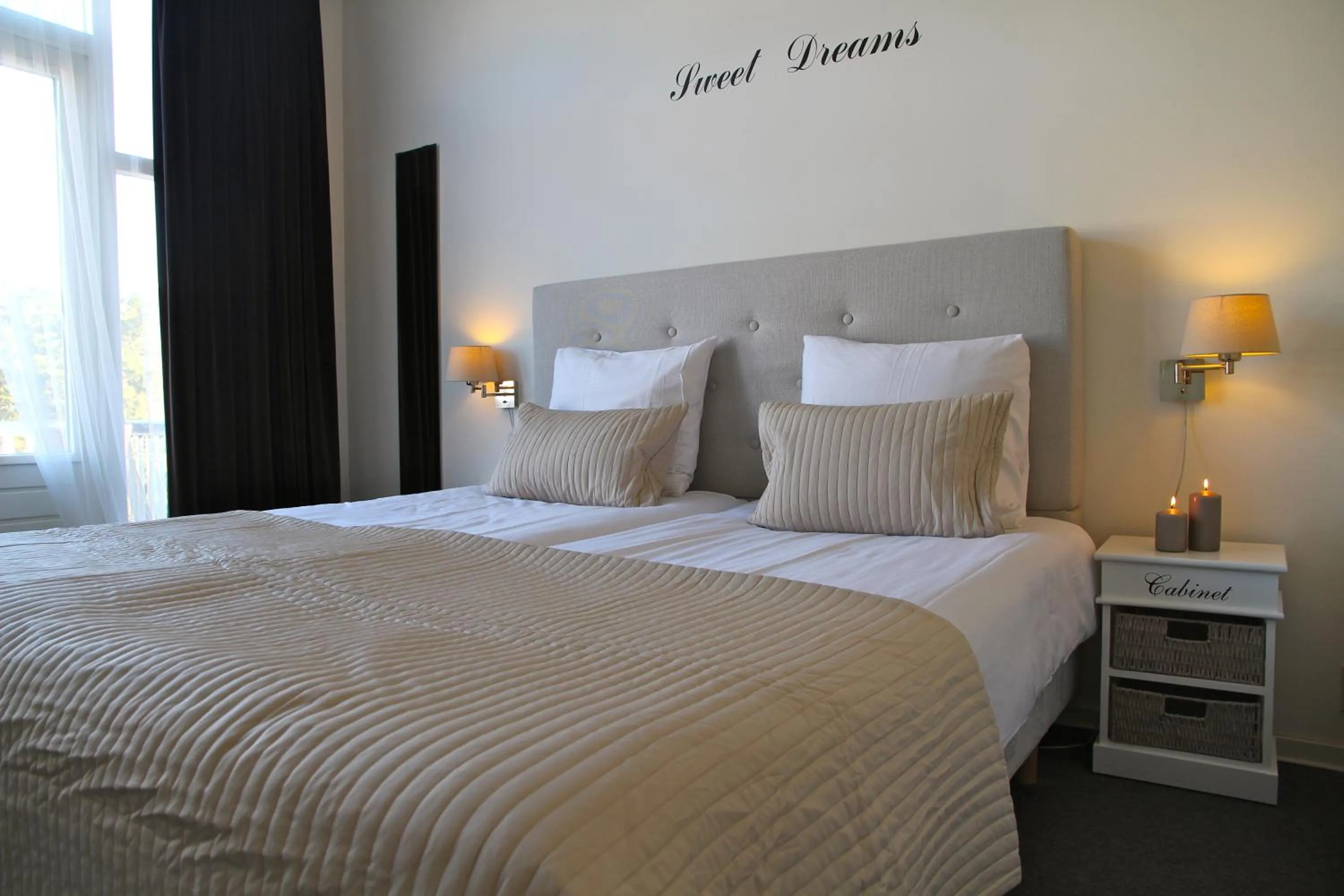 Bed in Hotel Doppenberg