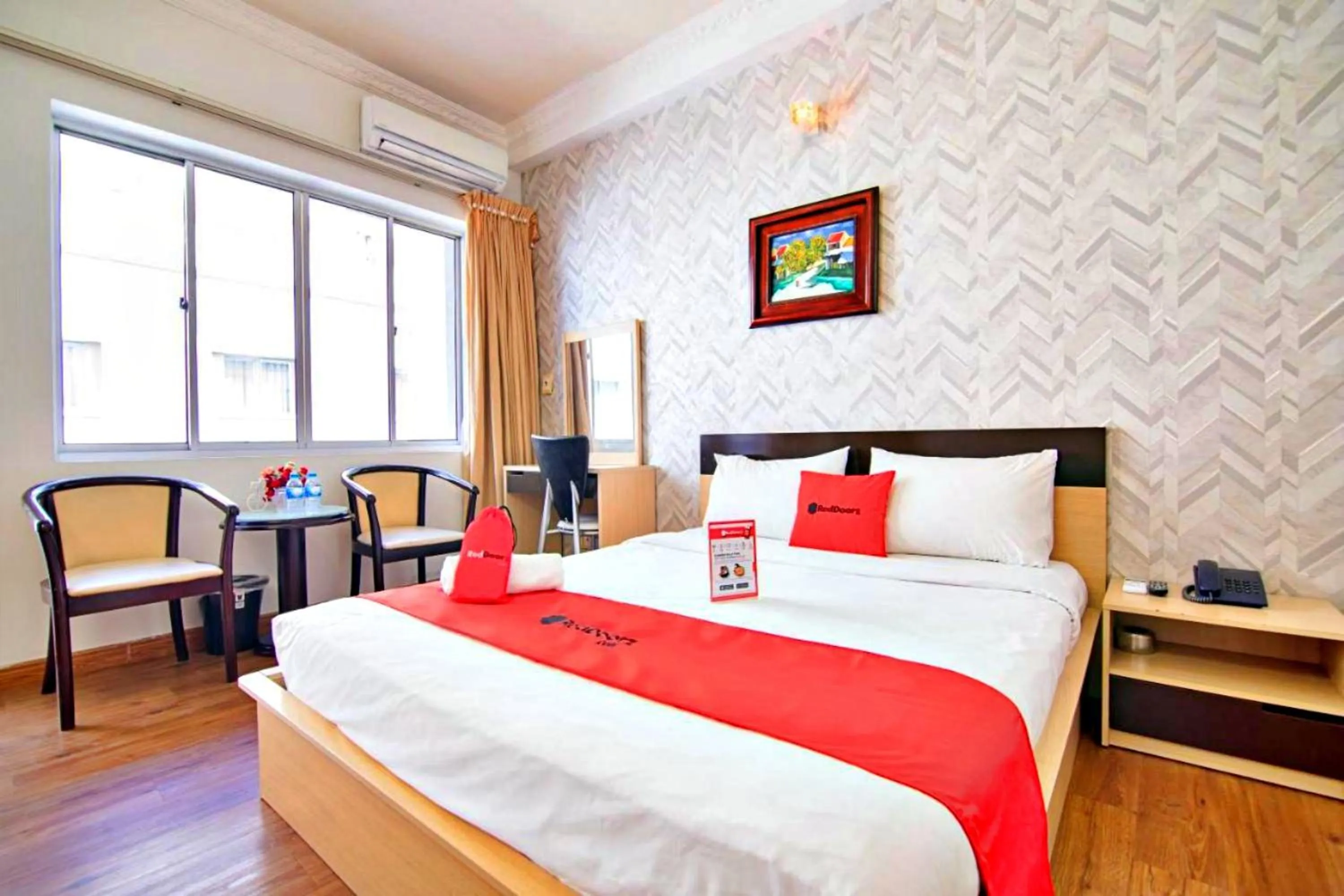 Bed in HANZ Quynh Giang Hotel