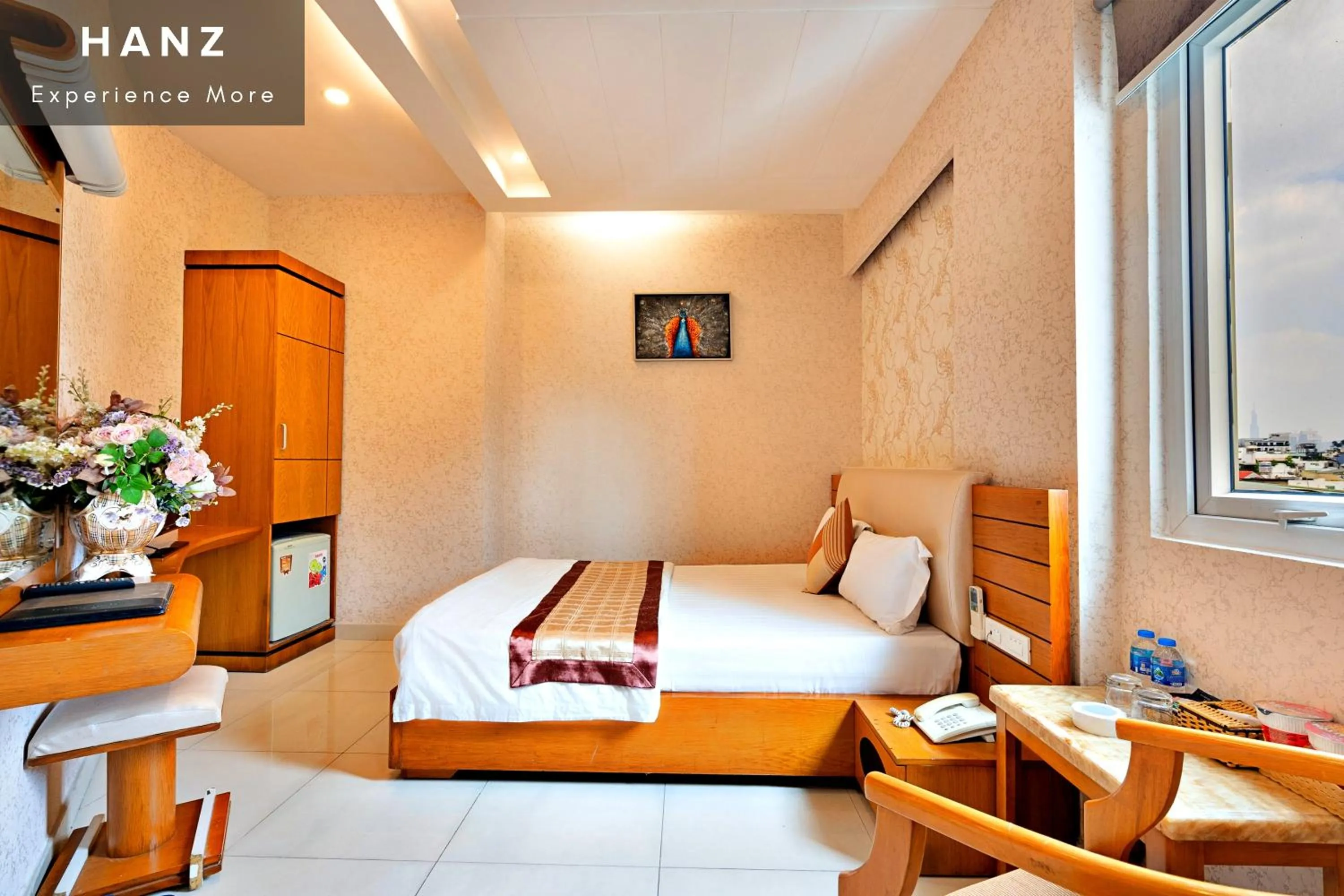 Bed in HANZ Happy 2 Hotel