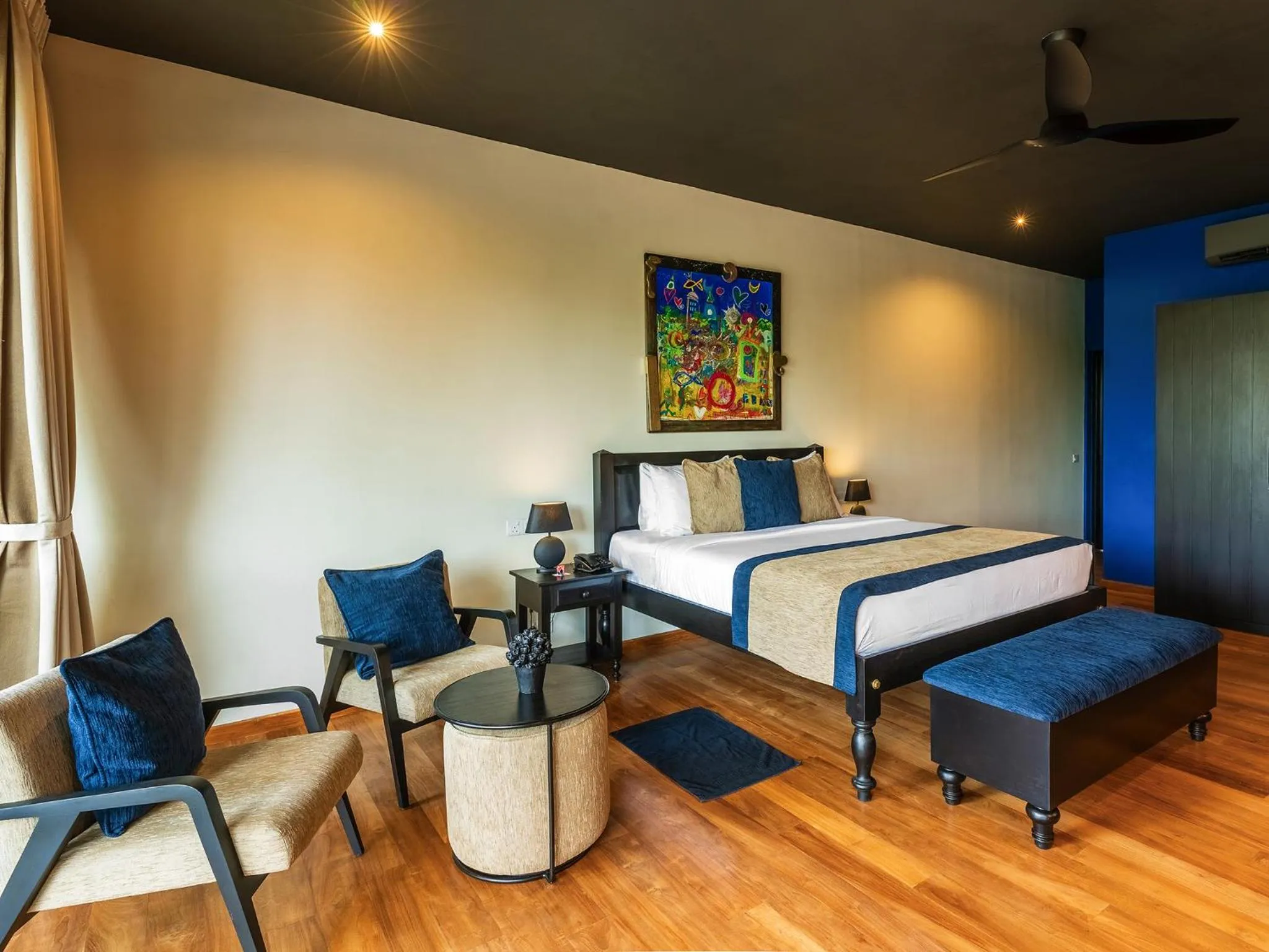 Photo of the whole room, Bed in DORMERO Hotel Sri Lanka Hikkaduwa Beach