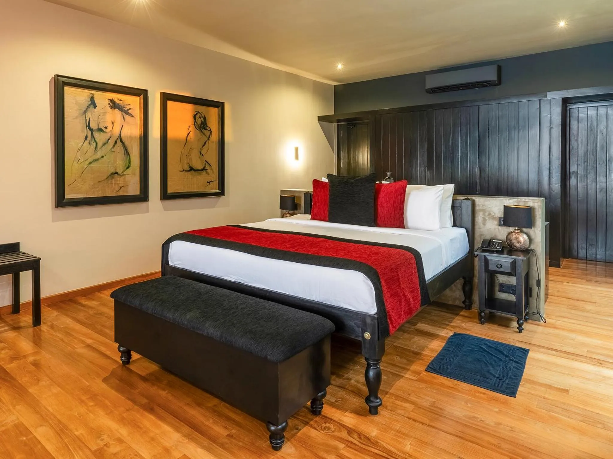 Photo of the whole room, Bed in DORMERO Hotel Sri Lanka Hikkaduwa Beach