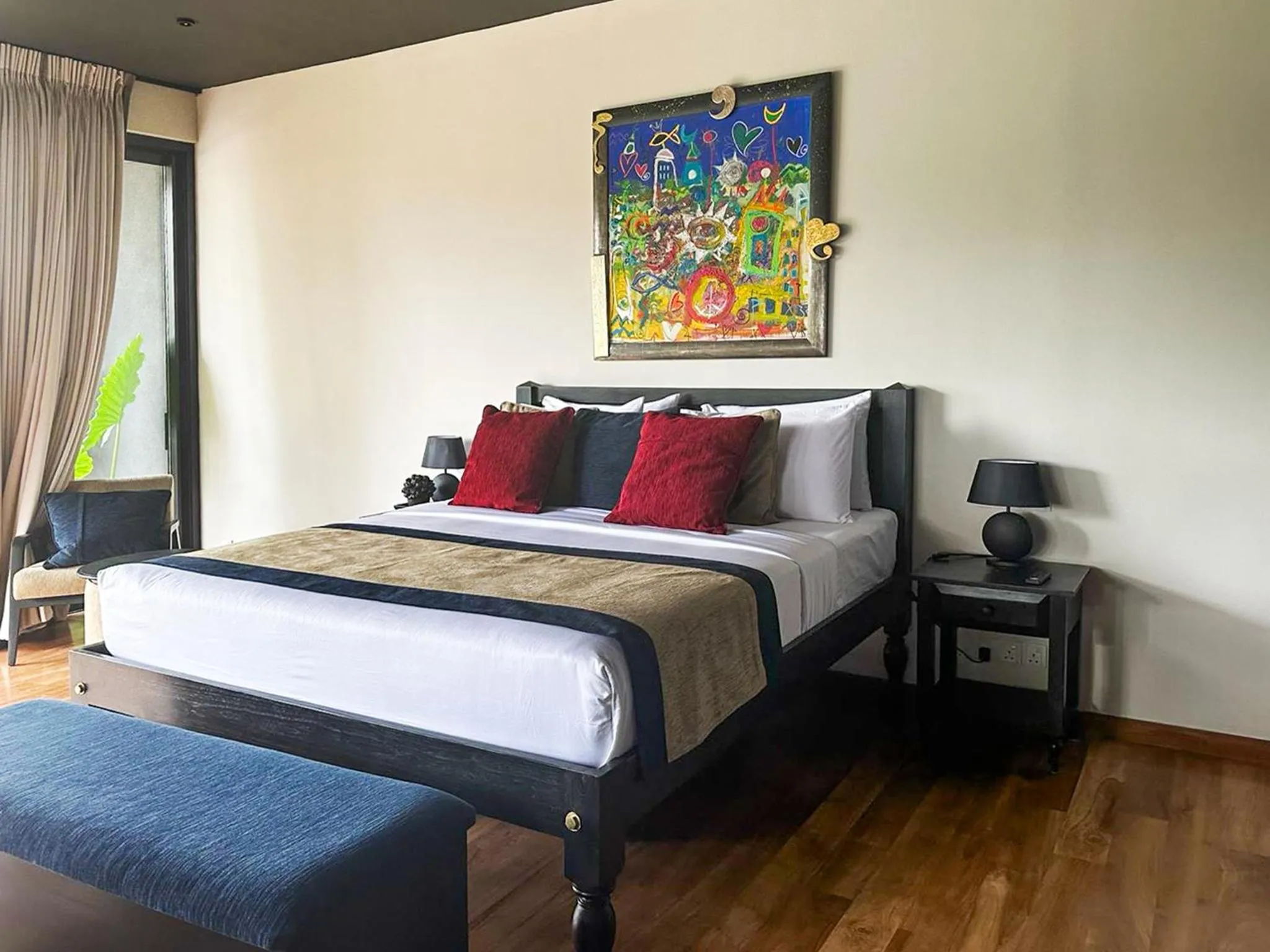 Photo of the whole room, Bed in DORMERO Hotel Sri Lanka Hikkaduwa Beach