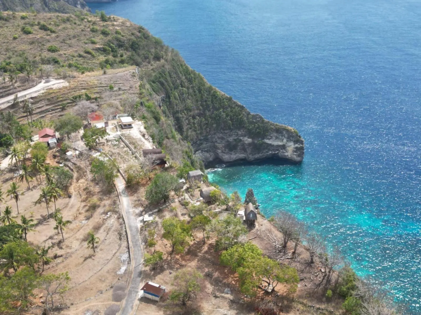Bedroom in Suwehan Beach Cliff House by BIJAK