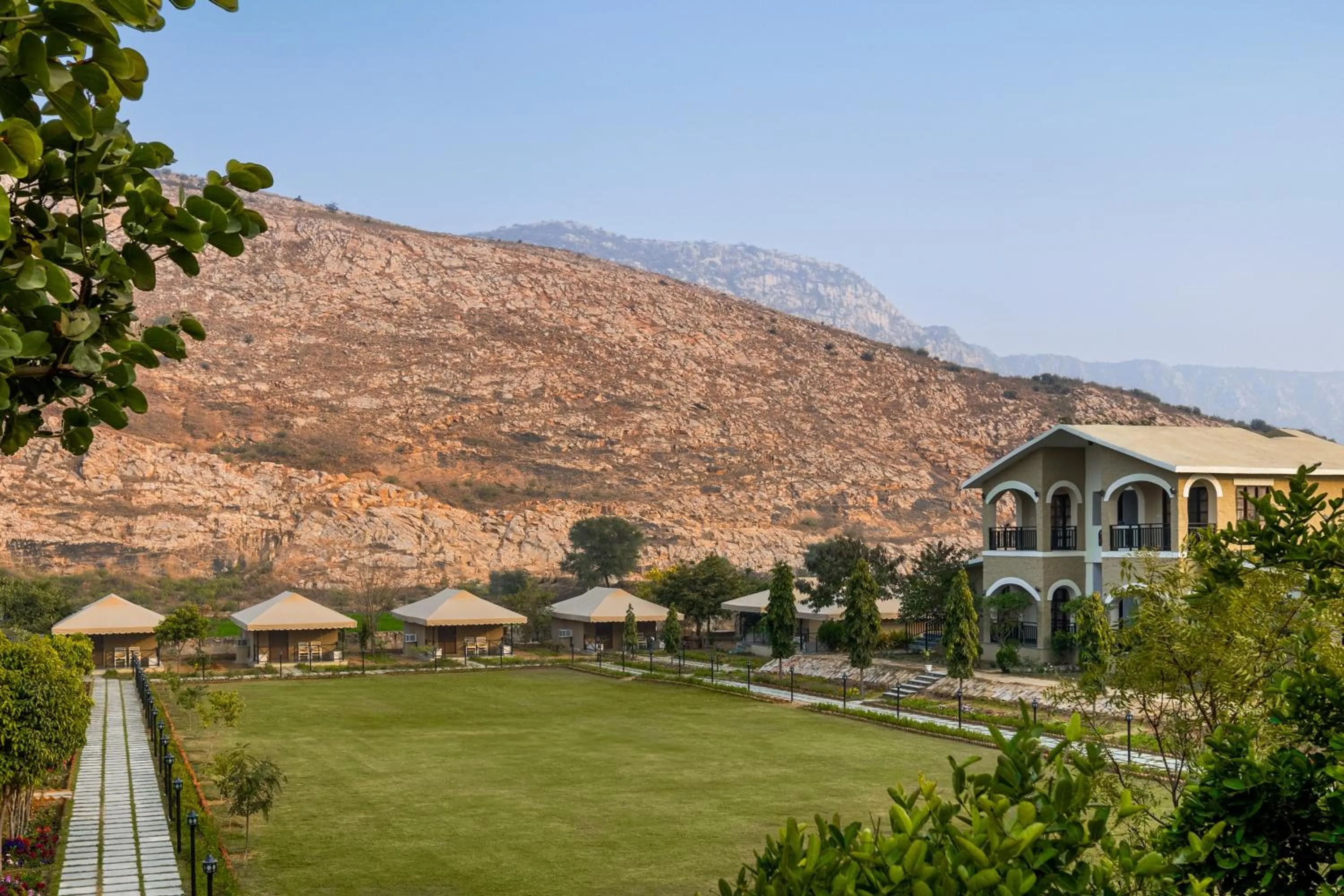 Mountain view in Sterling ReWild Sariska