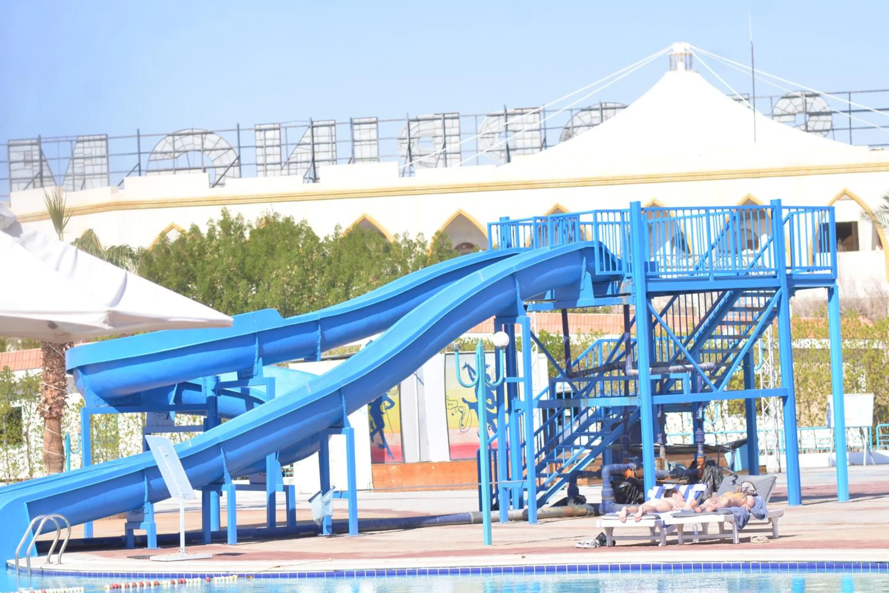 Aqua park in Sharm Cliff Hotel