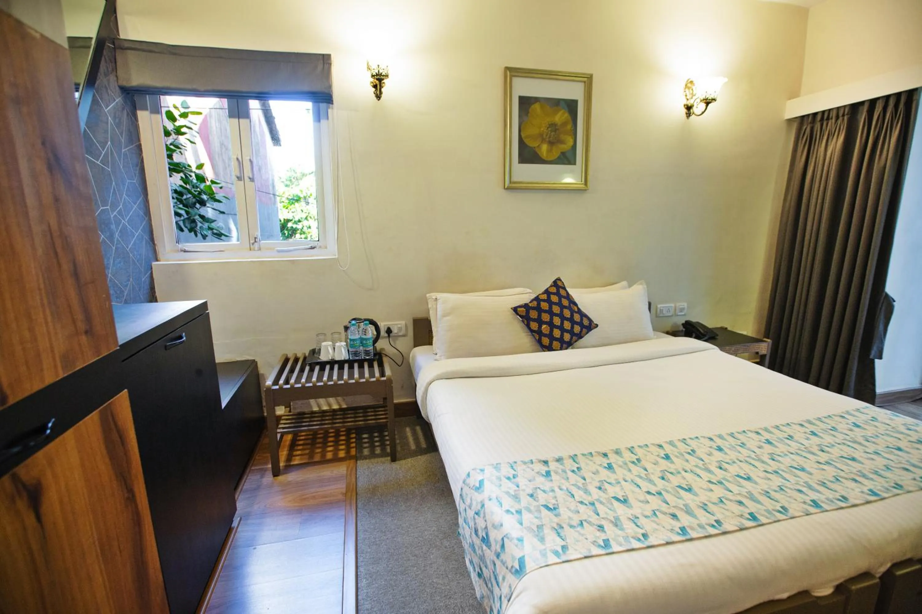 Bed in Hotel Bela Goa