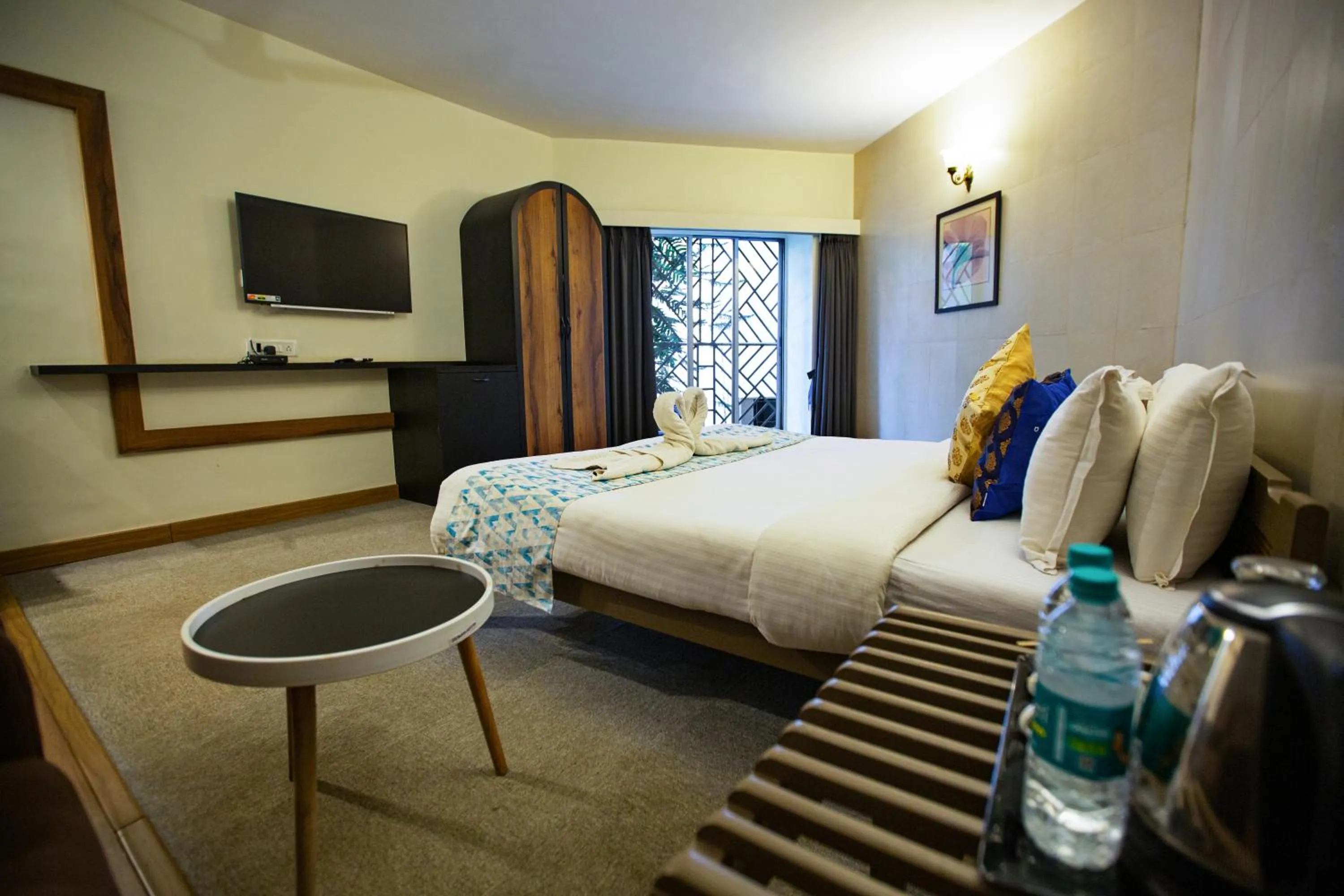 Bed in Hotel Bela Goa