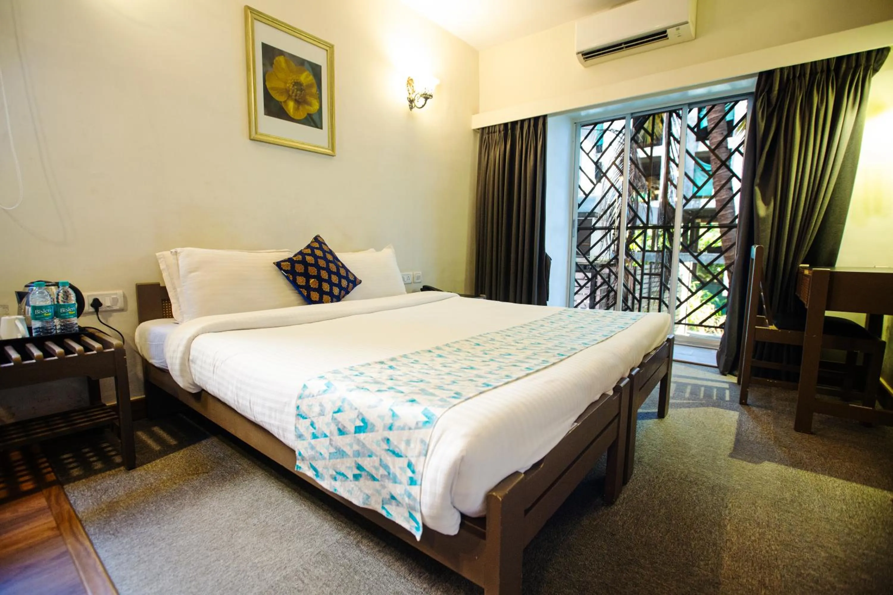 Bed in Hotel Bela Goa
