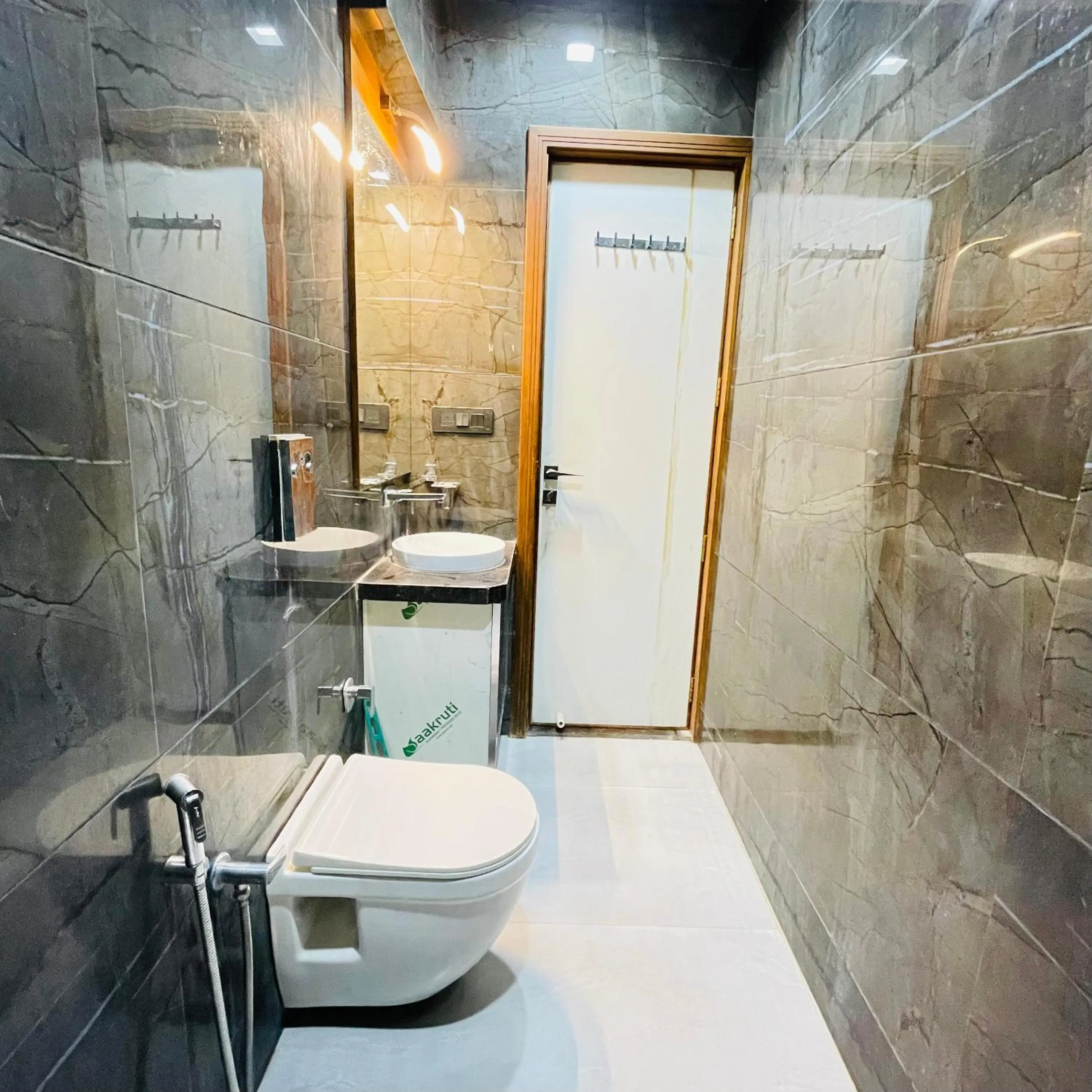 Toilet in Nisarg’s stays