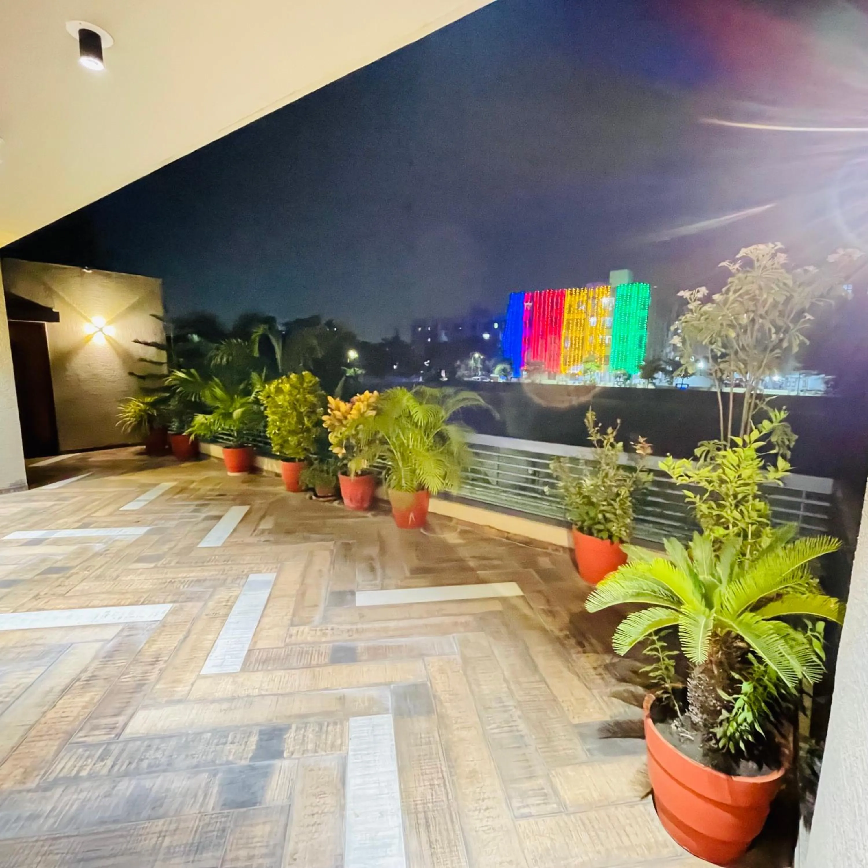 Garden in Nisarg’s stays