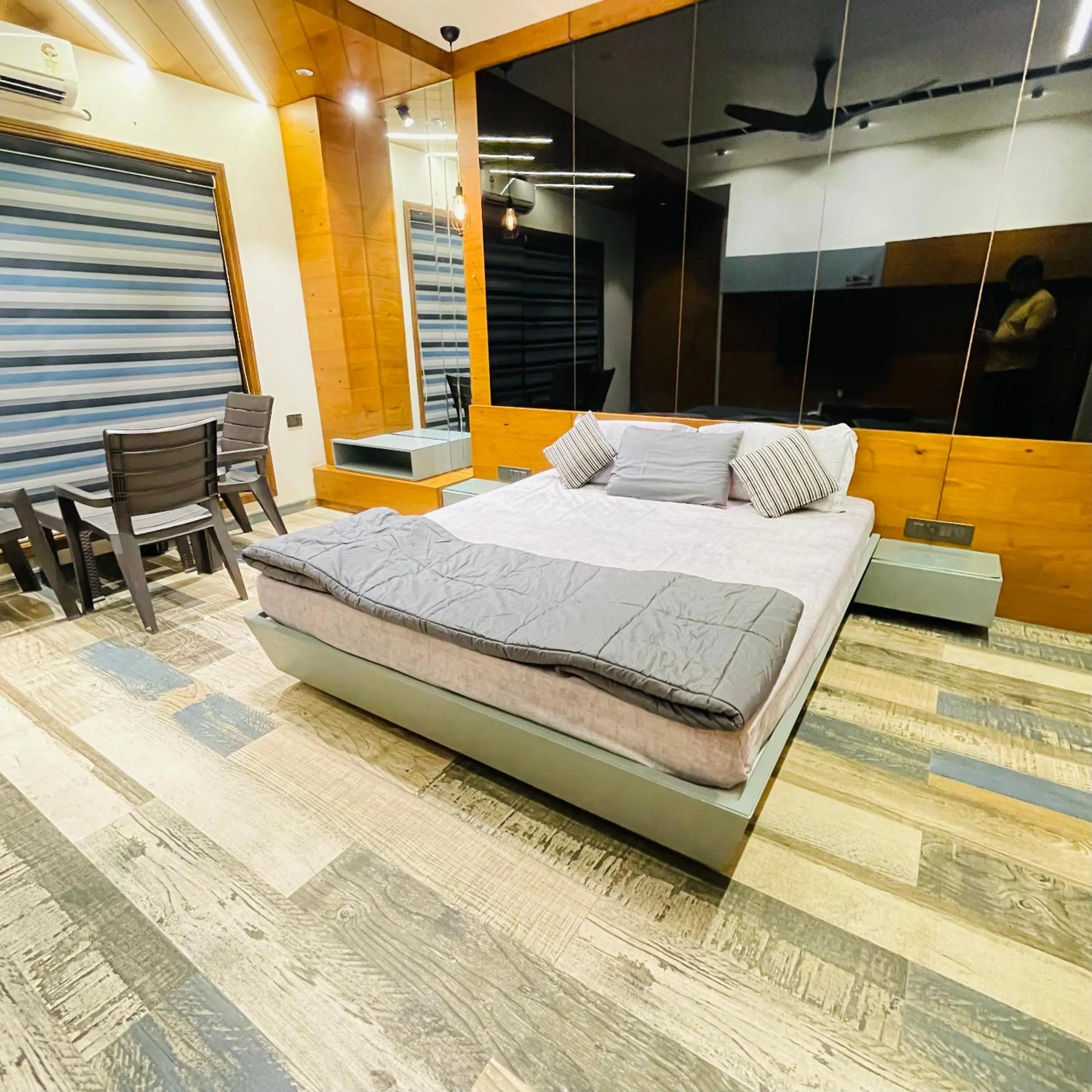 Bed in Nisarg’s stays