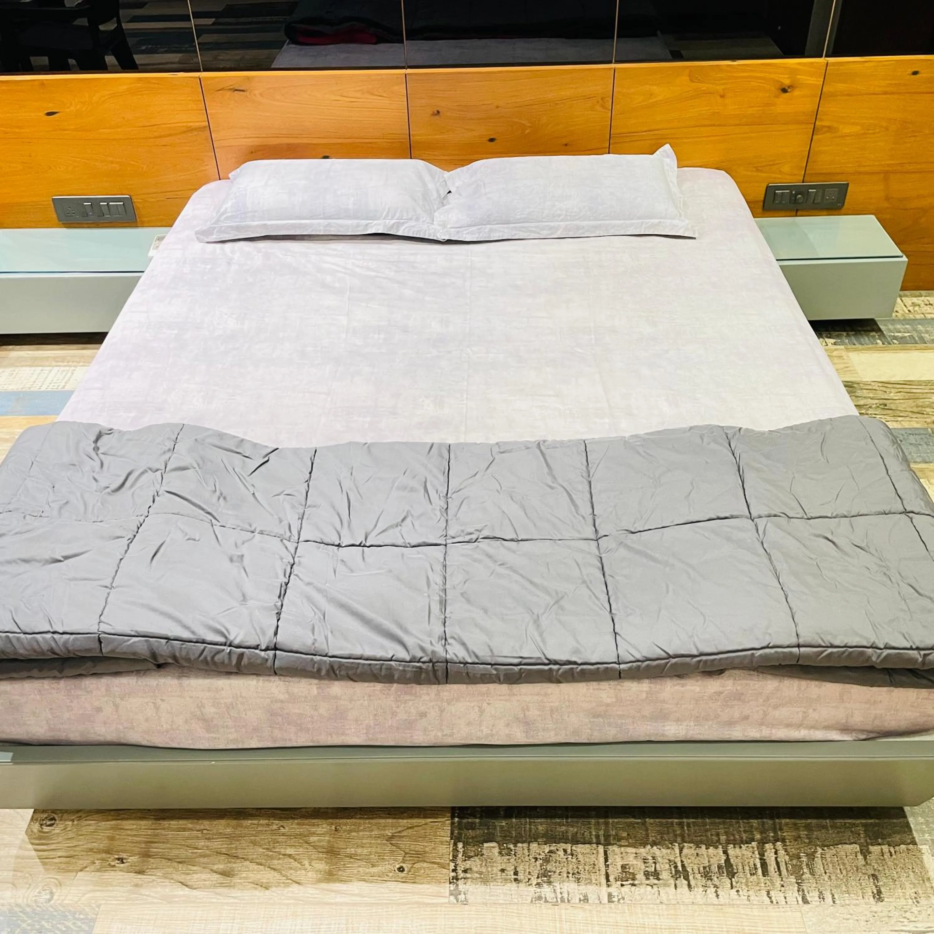 Bed in Nisarg’s stays