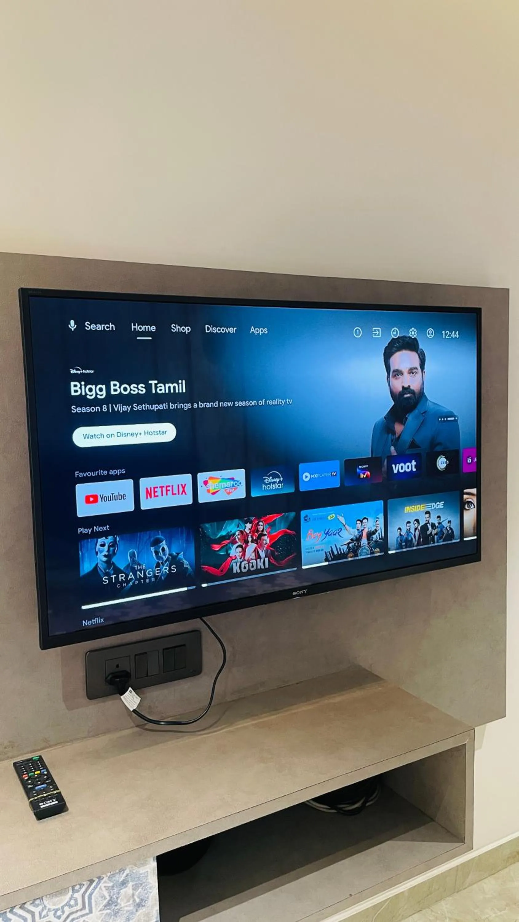 TV and multimedia in Nisarg’s stays