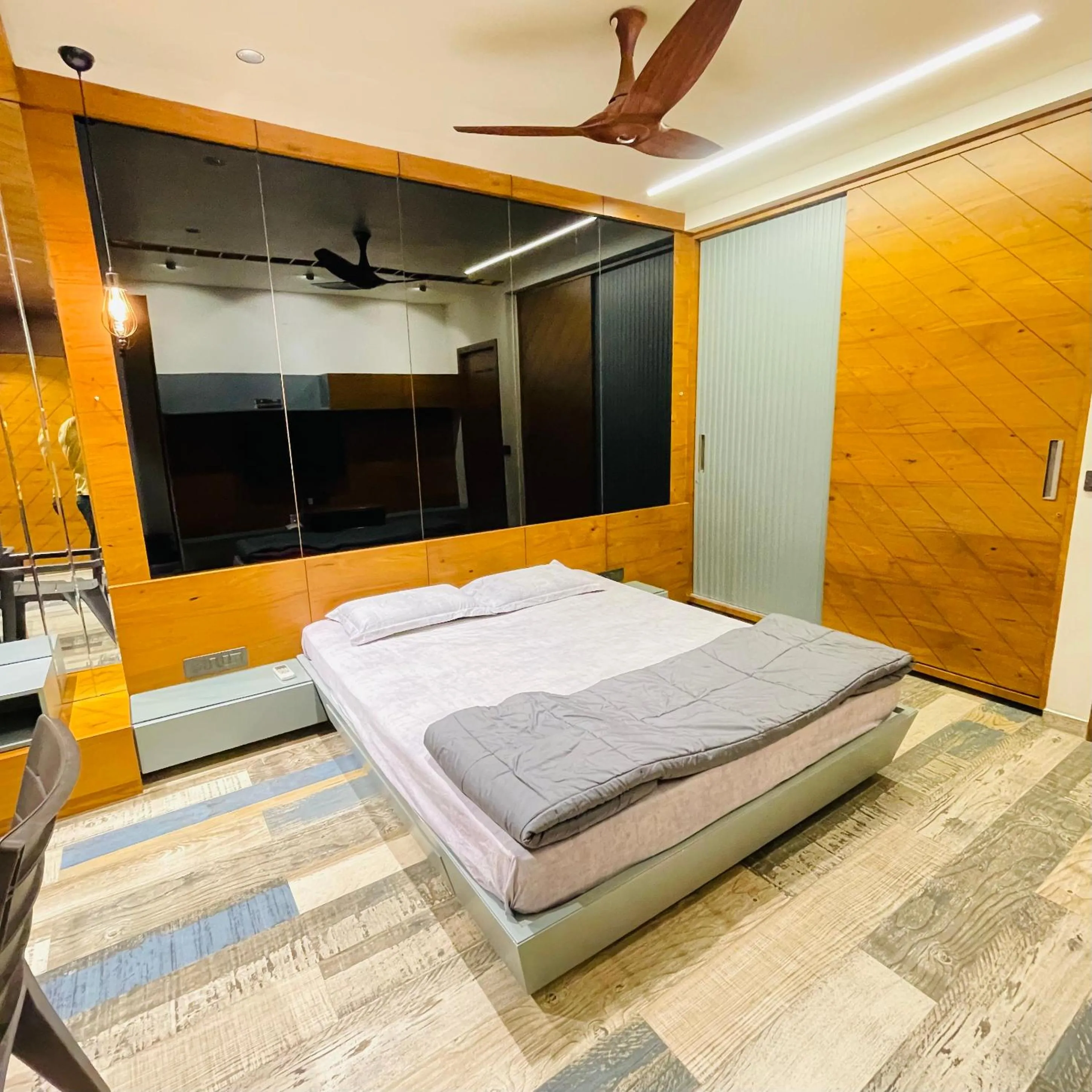 Bed in Nisarg’s stays