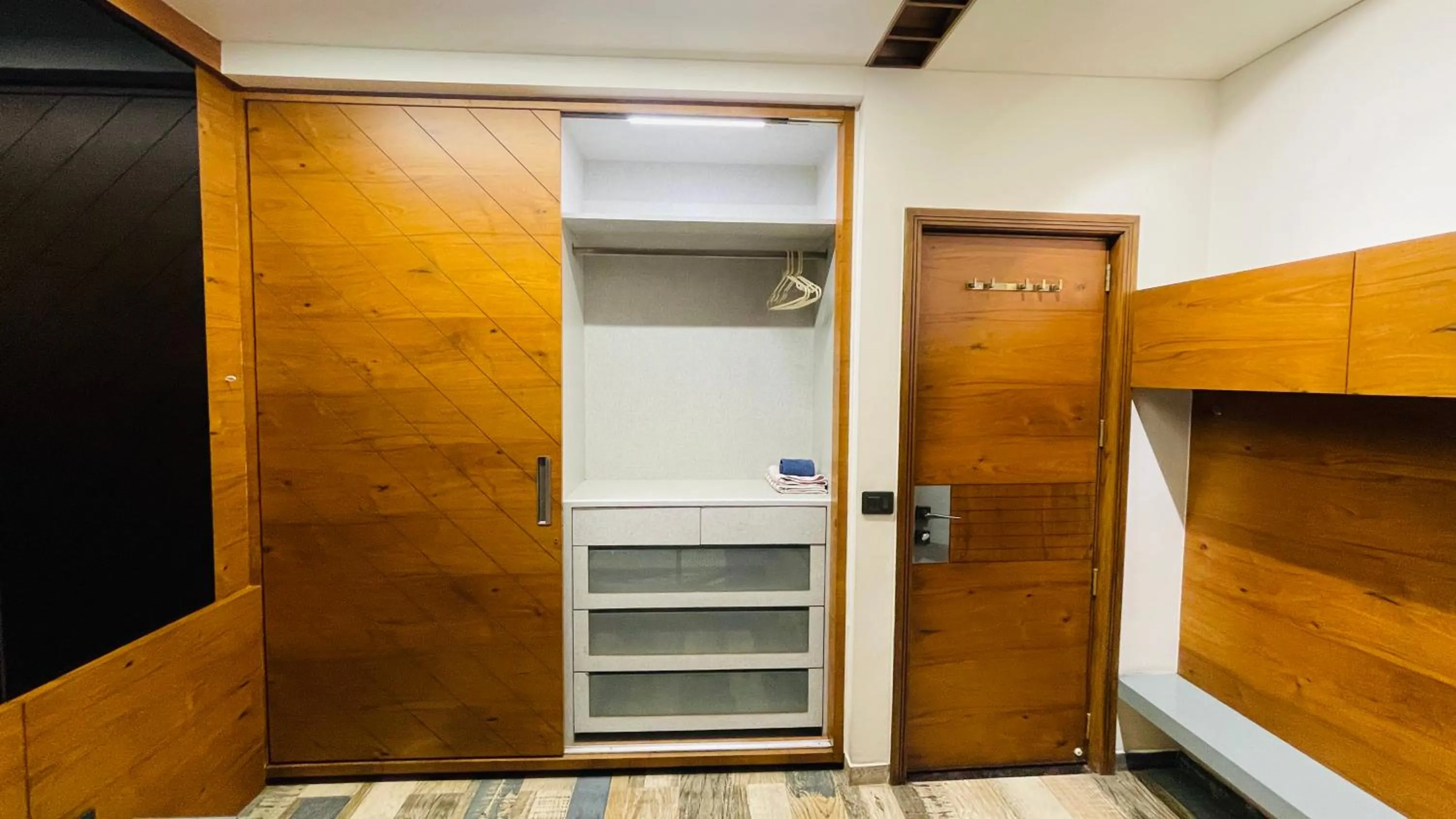 wardrobe in Nisarg’s stays