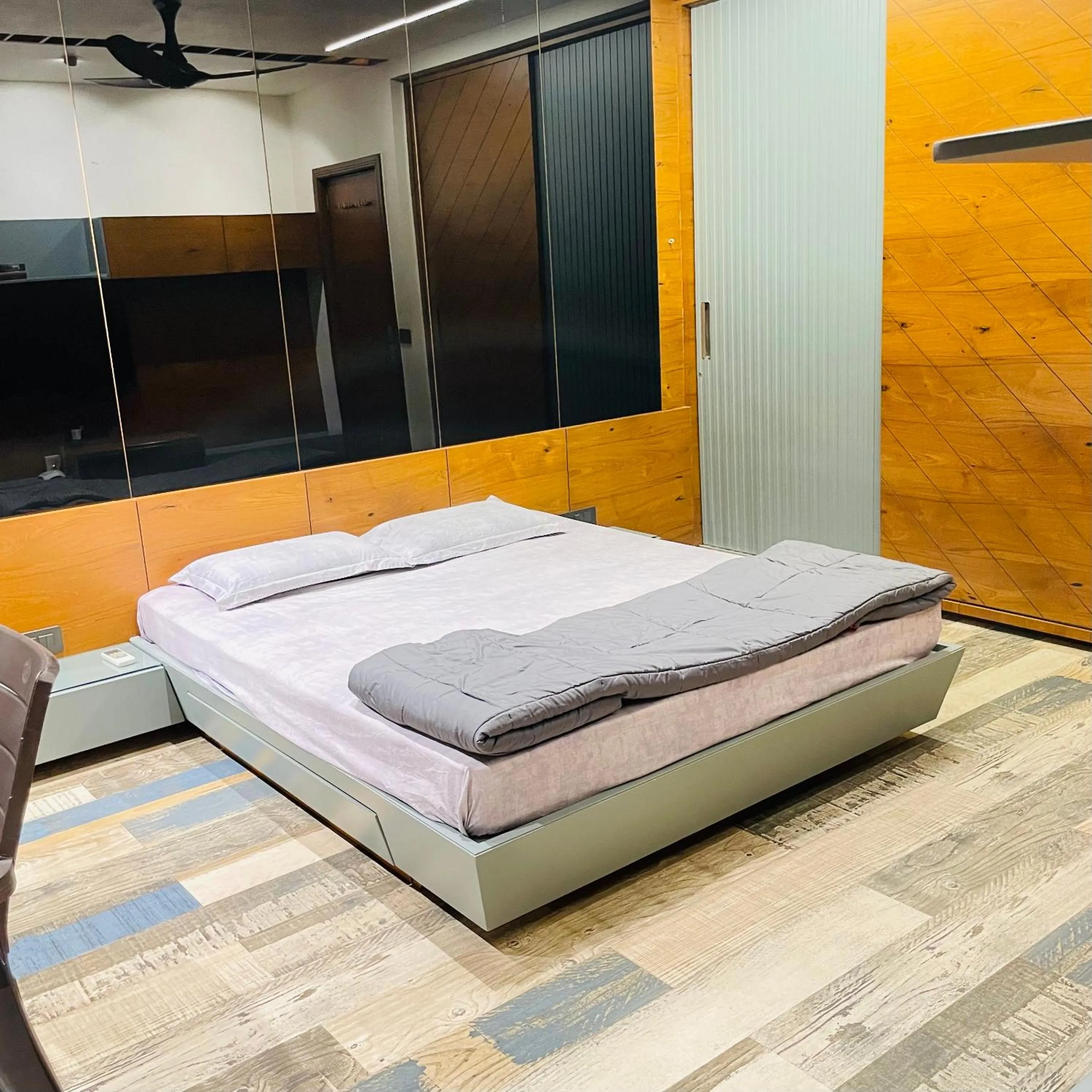 Bed in Nisarg’s stays