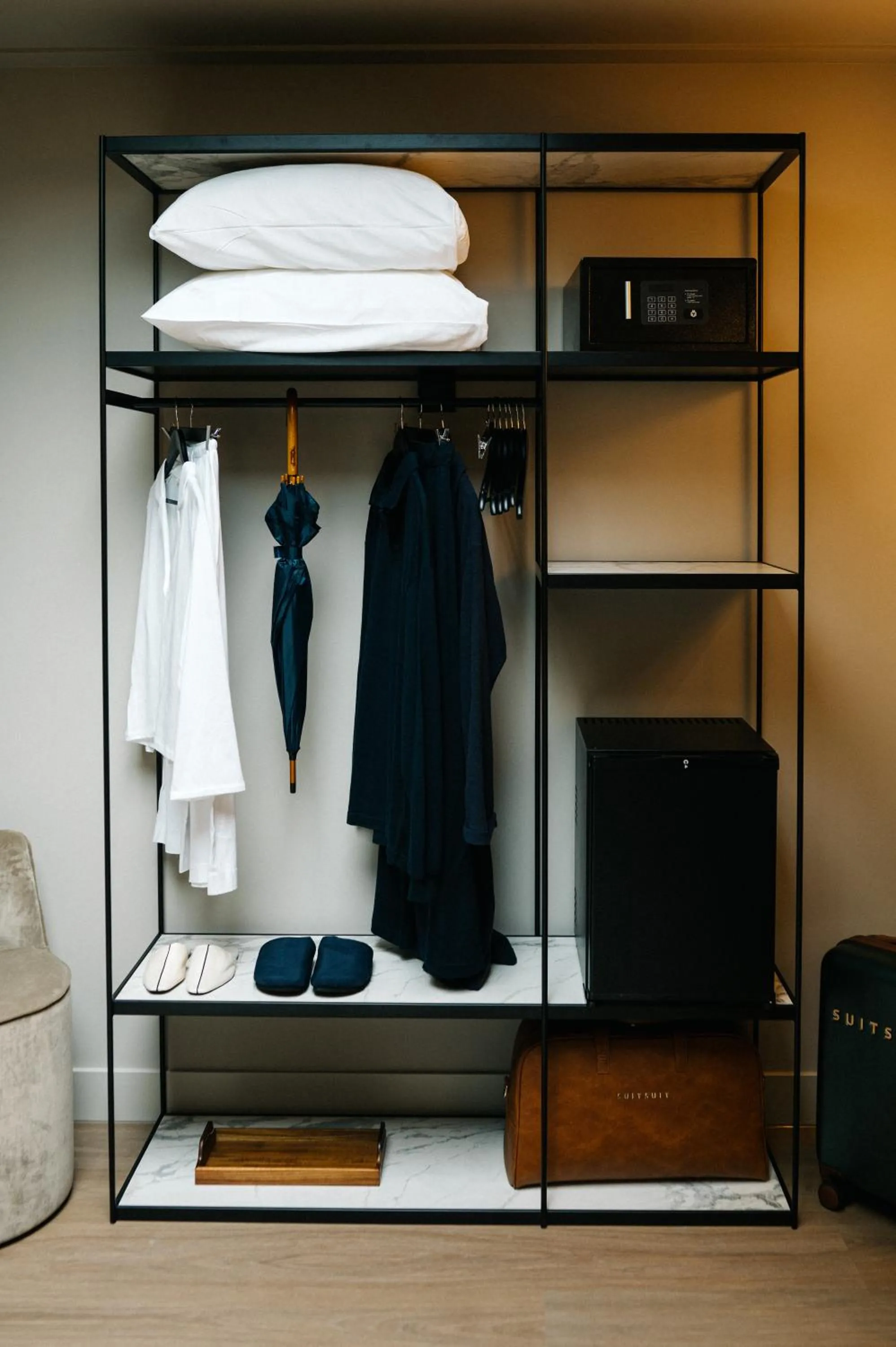 wardrobe in Hotel Blink