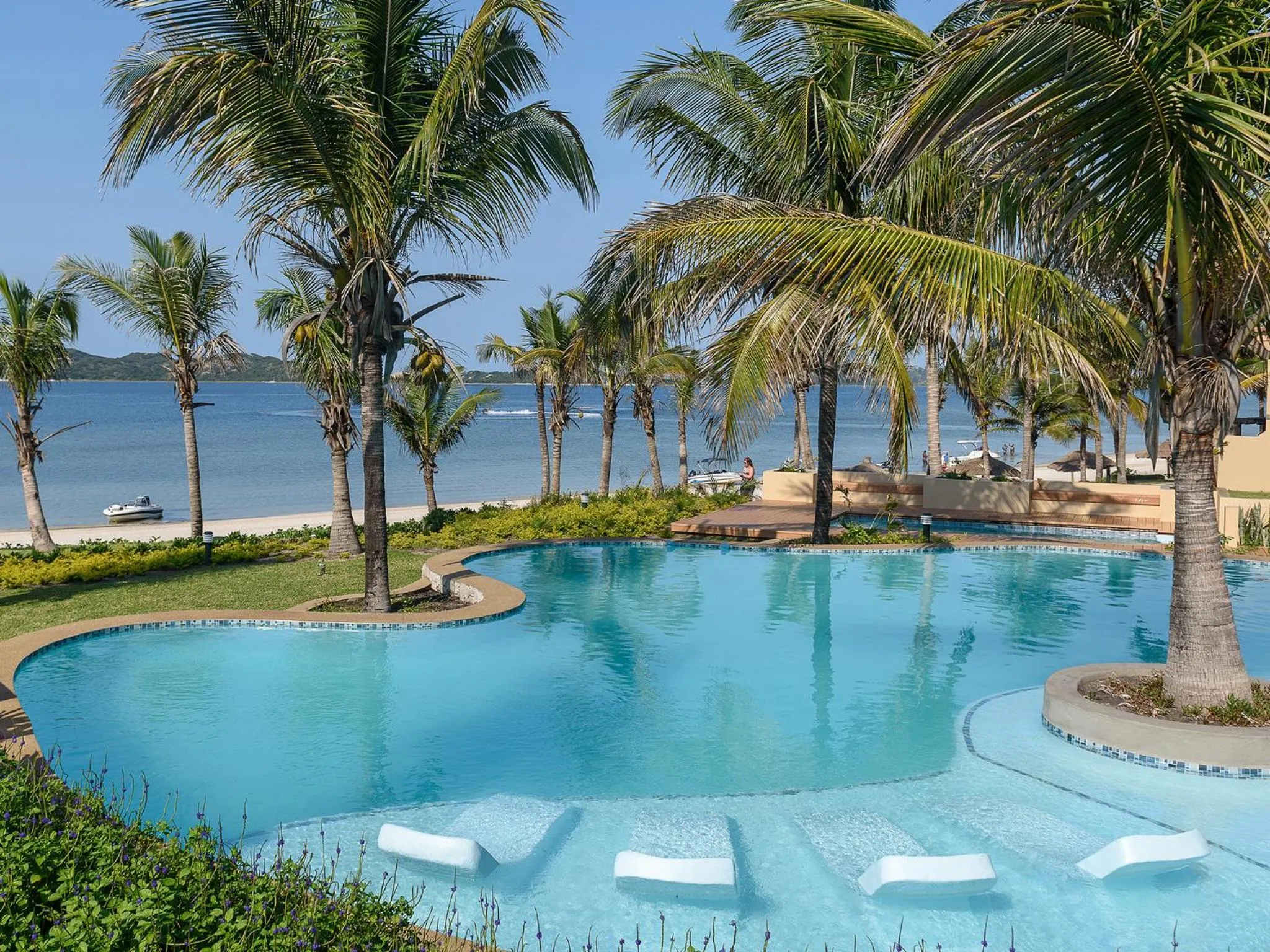 On site in San Martinho Beach Club