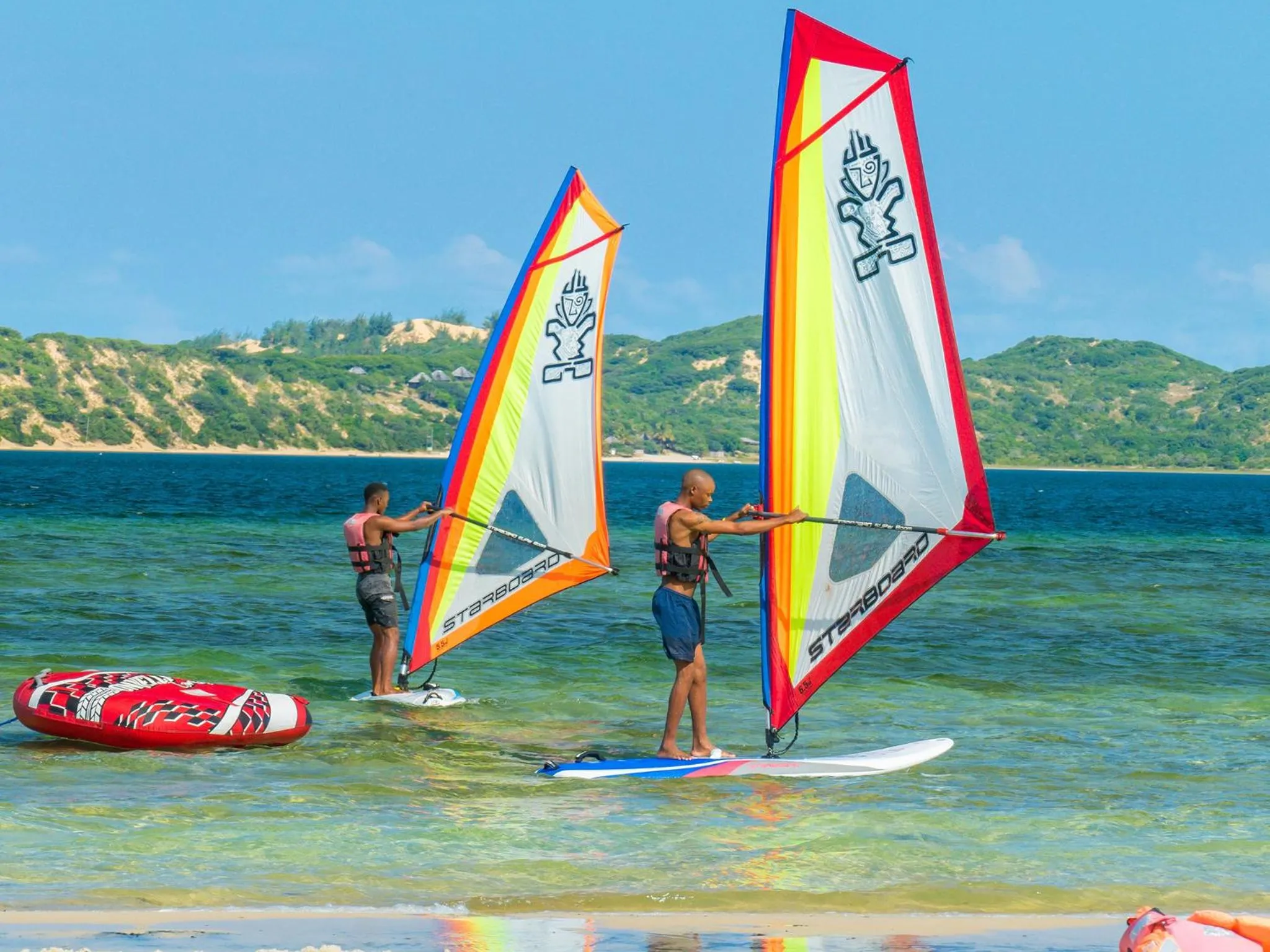 Windsurfing in San Martinho Beach Club