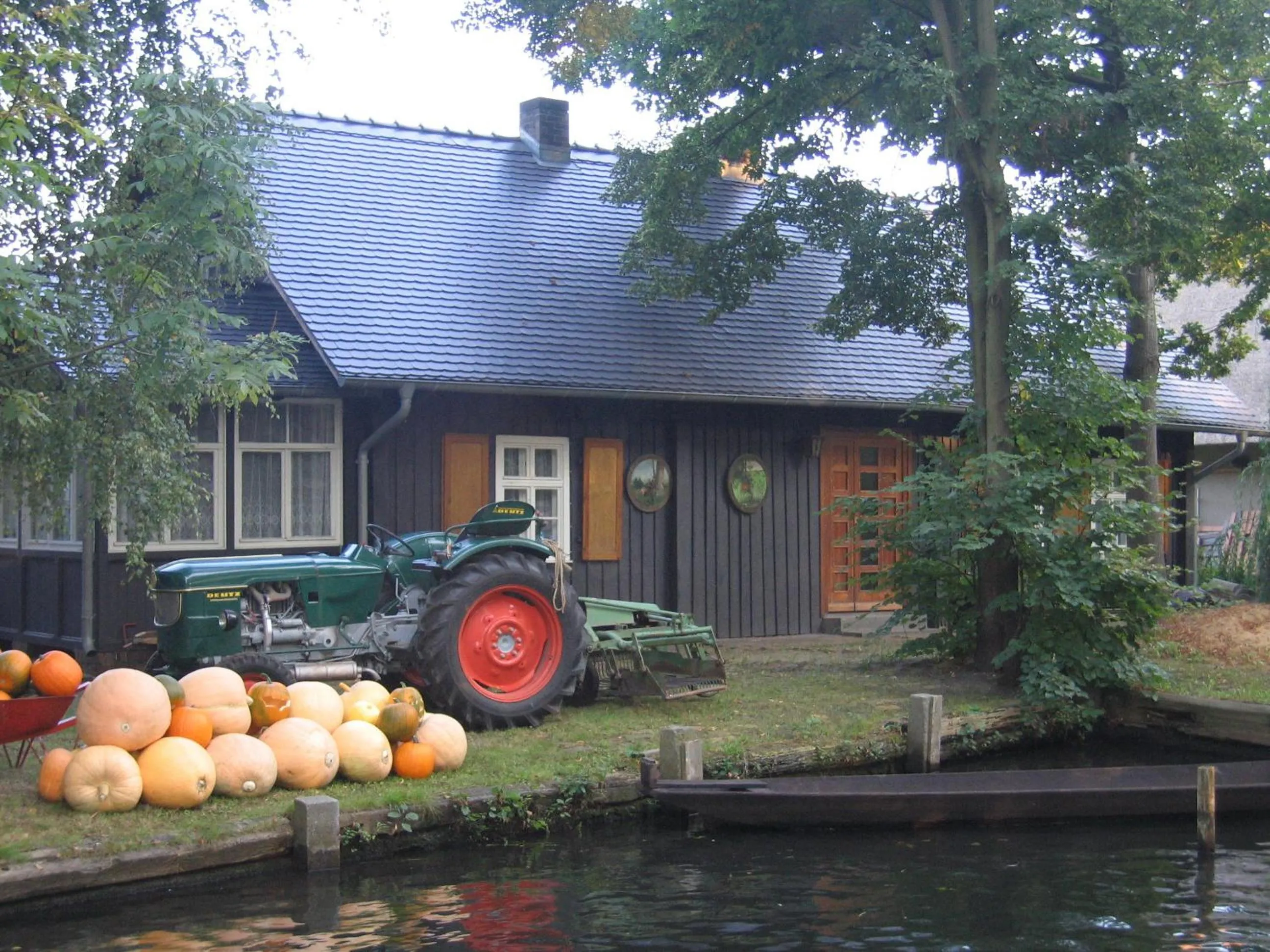Natural landscape in Spreewald Pension Am Spreeschlößchen