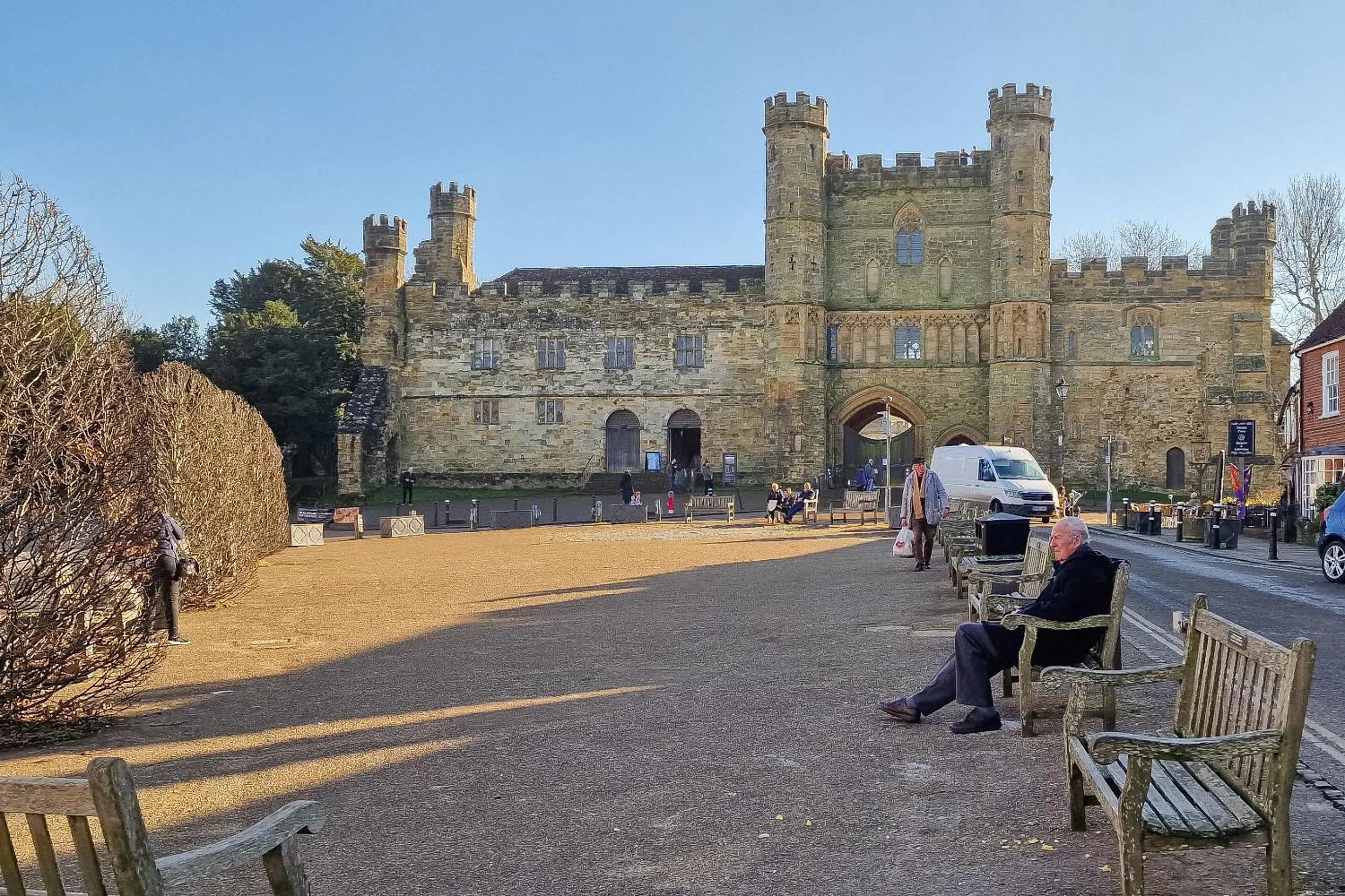 Landmark view in The George Hotel